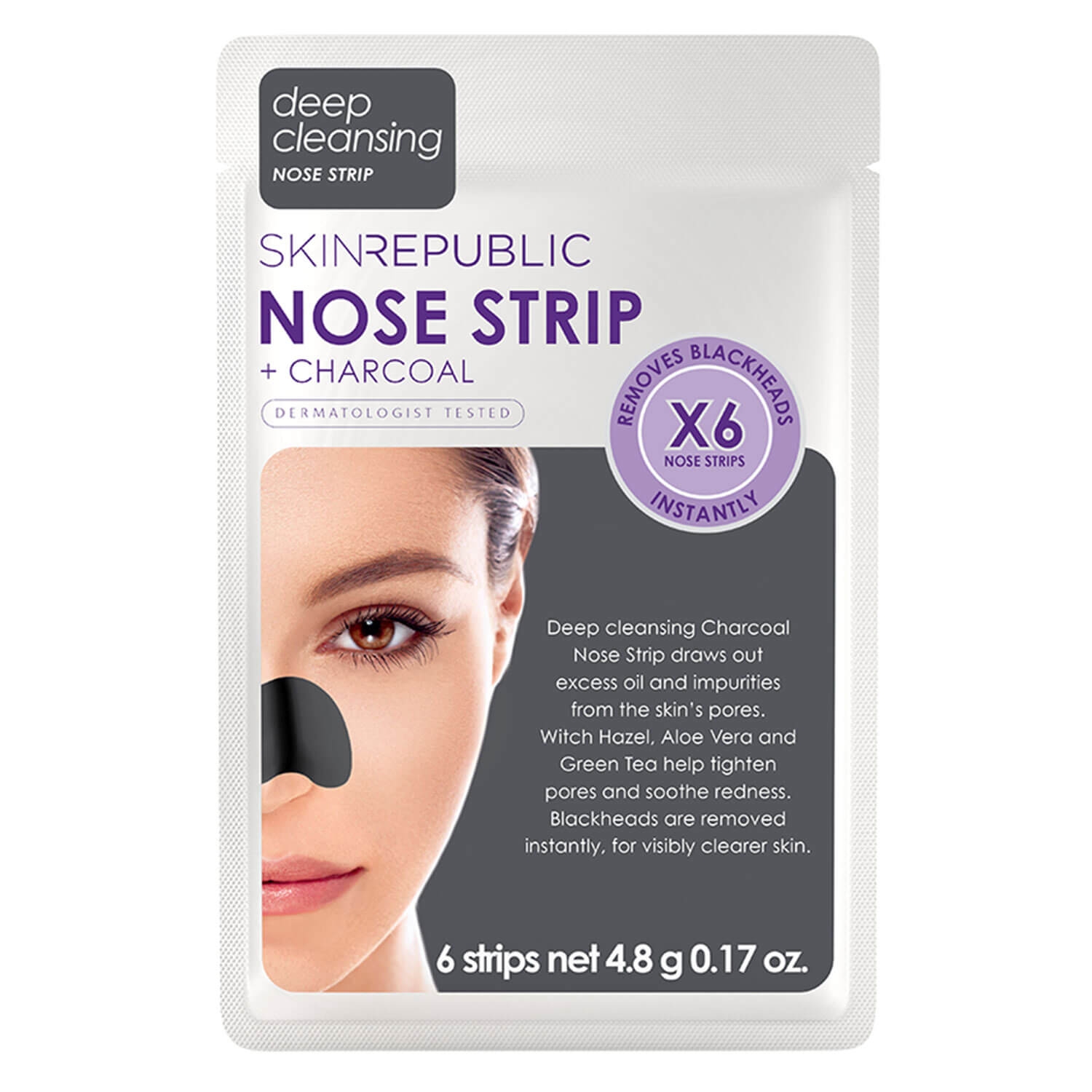 Product image from Skin Republic - Charcoal Nose Strips