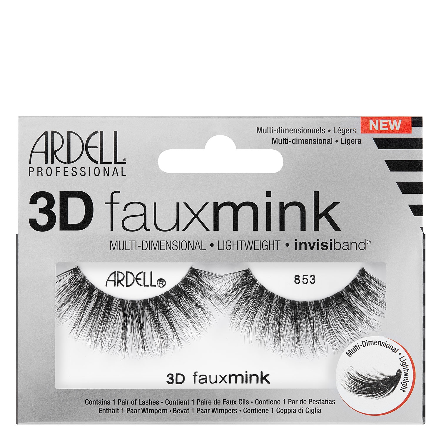 Product image from Ardell False Lashes - 3D Faux Mink 853
