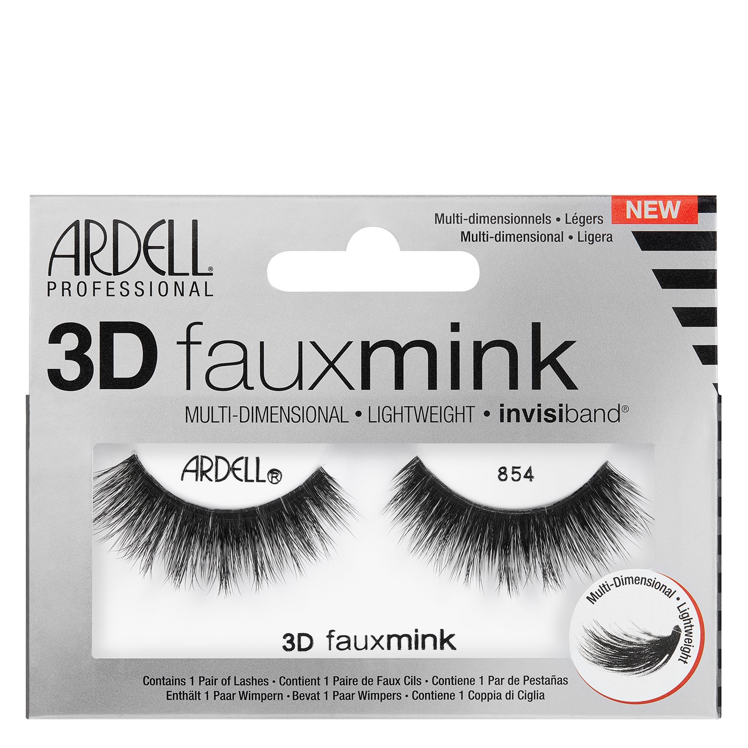 Product image from Ardell False Lashes - 3D Faux Mink 854