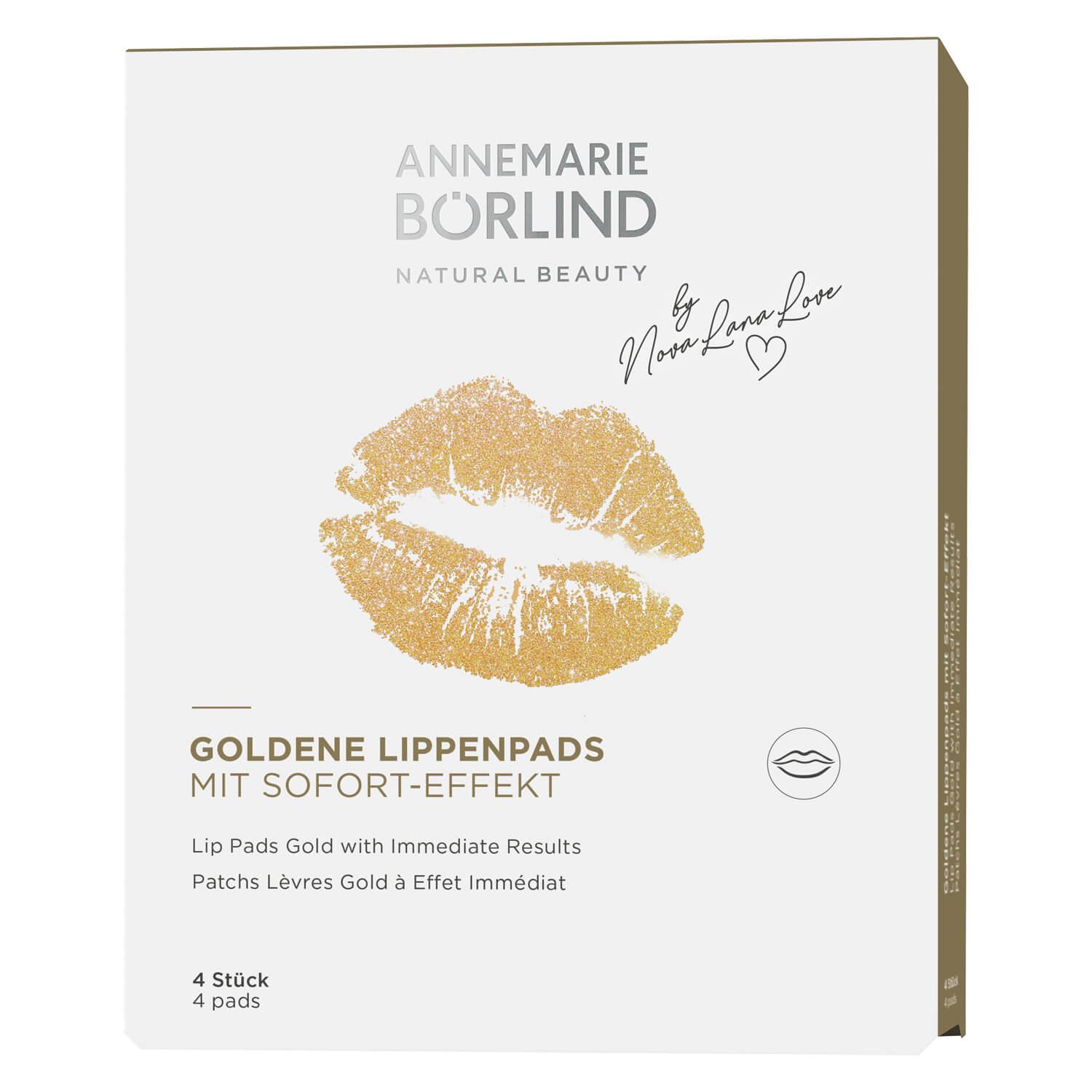 Annemarie Börlind Masks - Goldene Lippenpads mit Sofort-Effekt