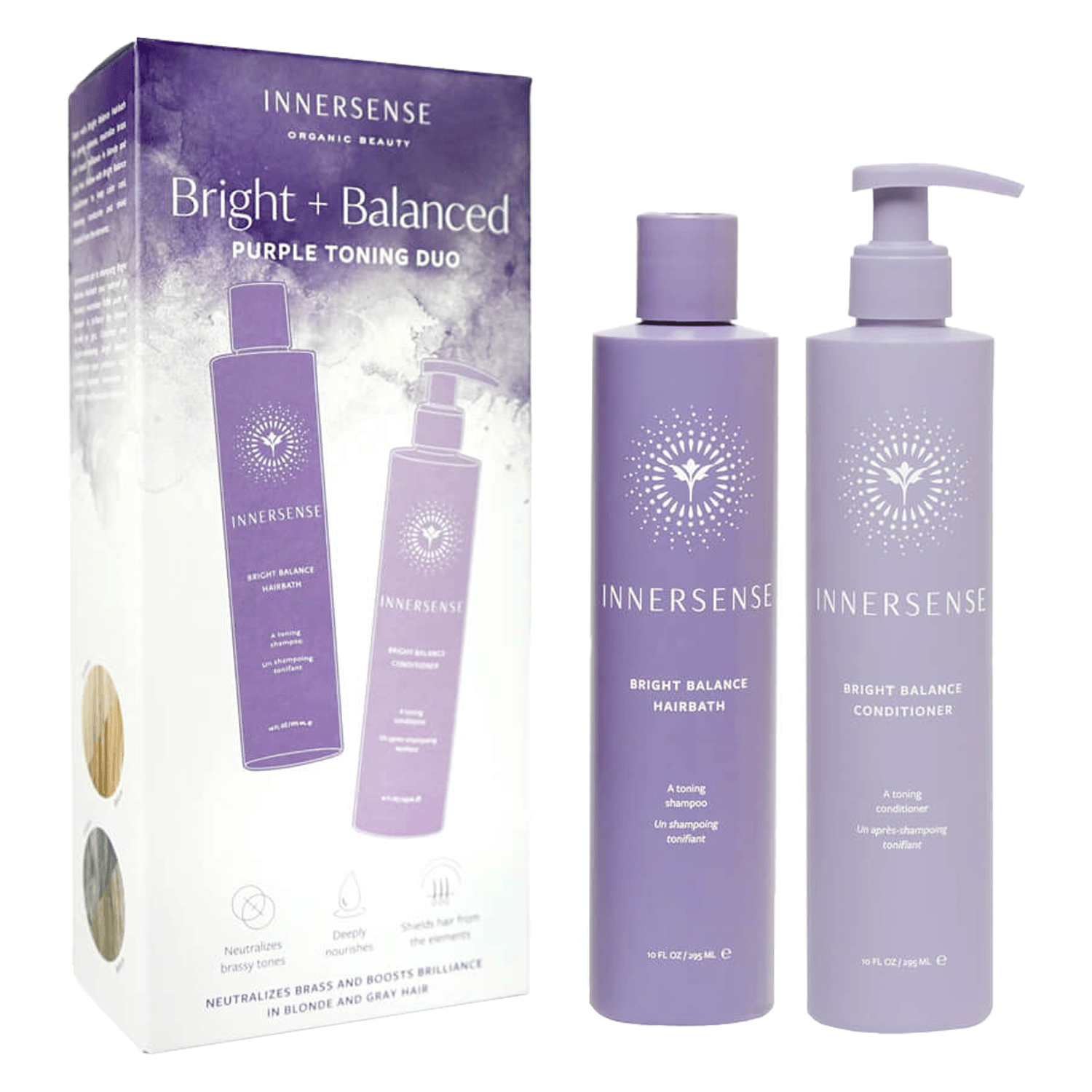 Produktbild von Innersense - Bright Balance Shampoo & Conditioner Kit
