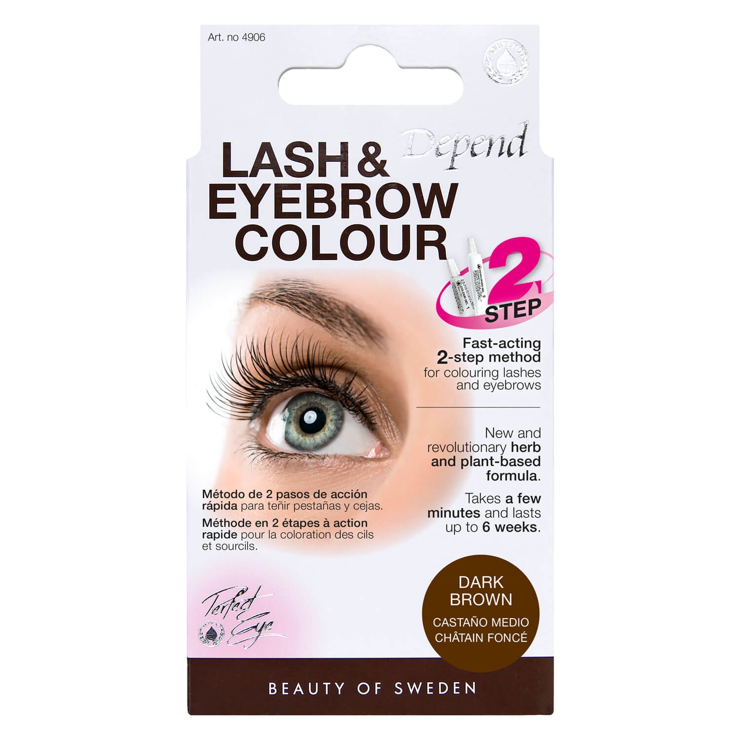 Product image from Perfect Eye - Lash and Eyebrow Color Dark Brown