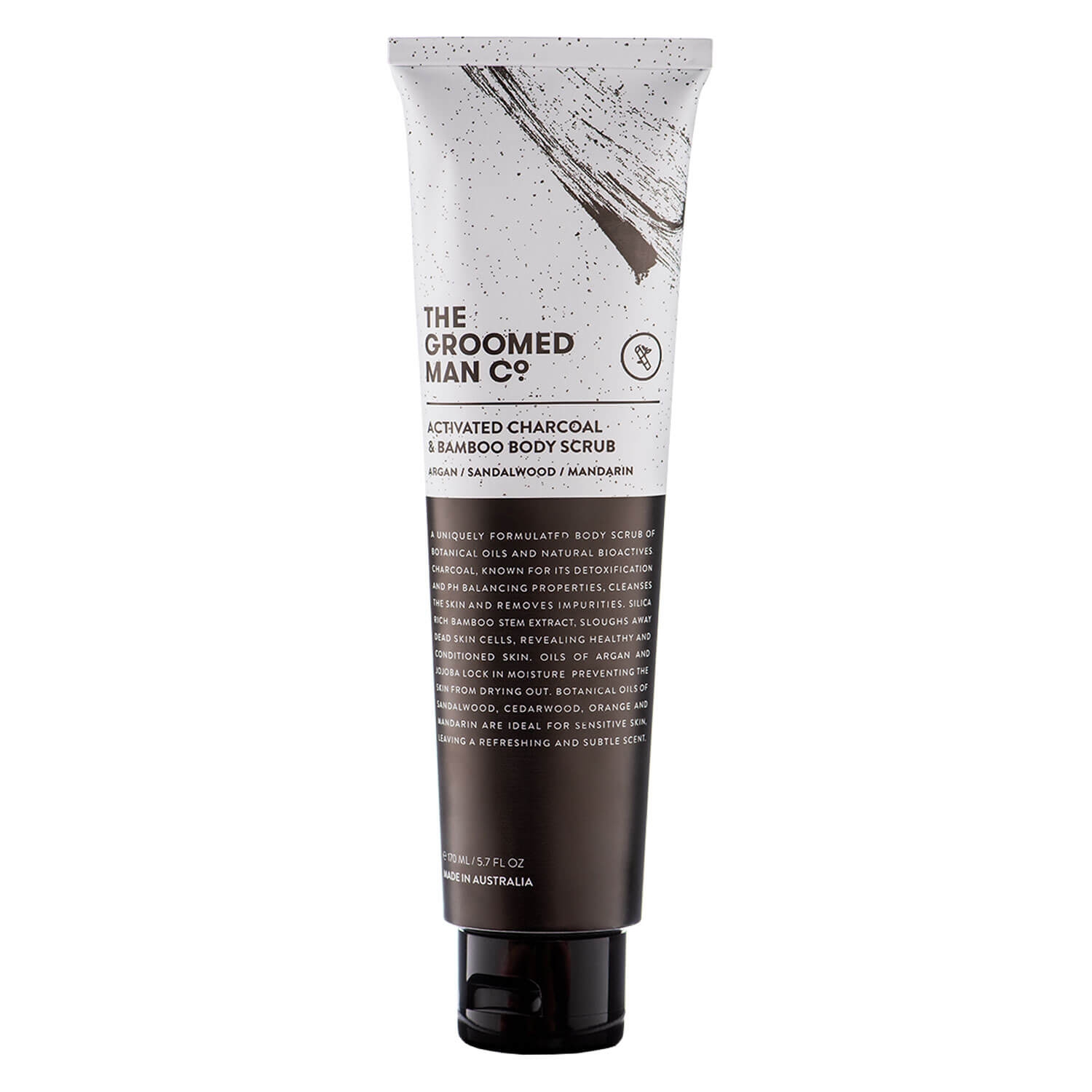 Image du produit de THE GROOMED MAN CO. - Activated Charcoal Body Scrub