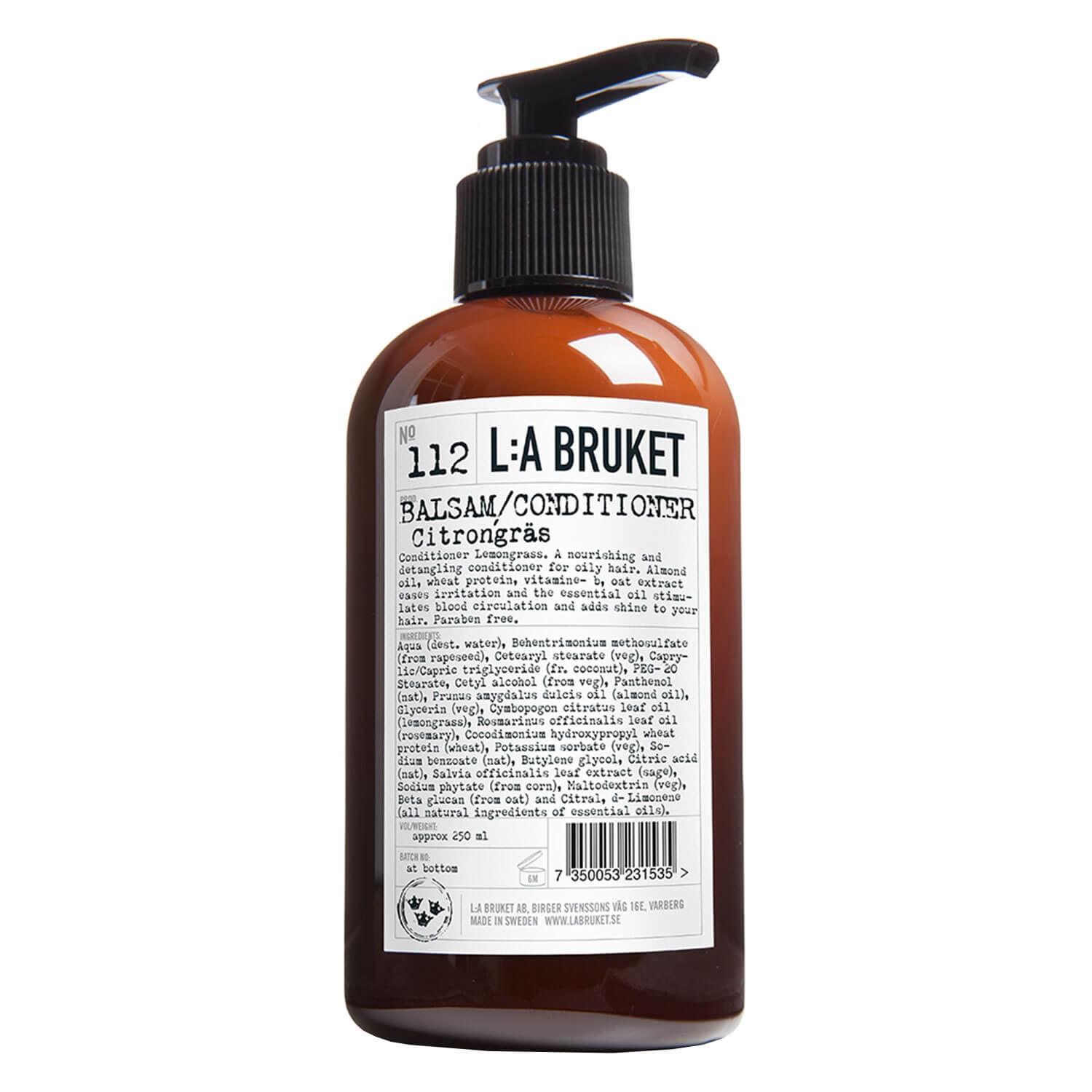 Product image from L:A Bruket - No.112 Conditioner Lemongrass