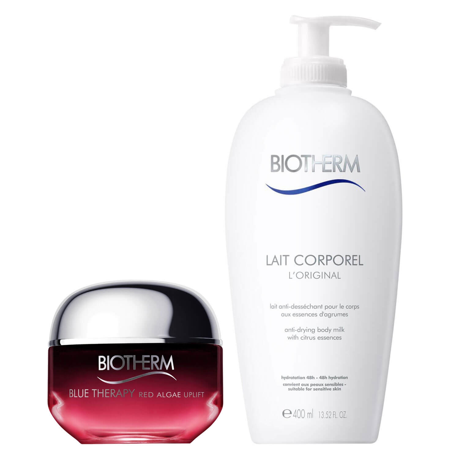 Product image from Biotherm Specials - Blue Therapy Red Algae Uplift & Lait Corporel
