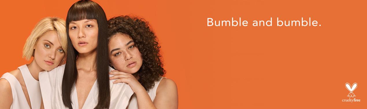Brand banner from Bumble and bumble.