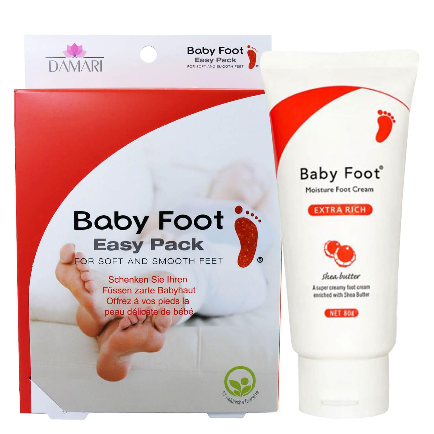 Baby Foot - Easy Pack & Extra Rich Cream Set