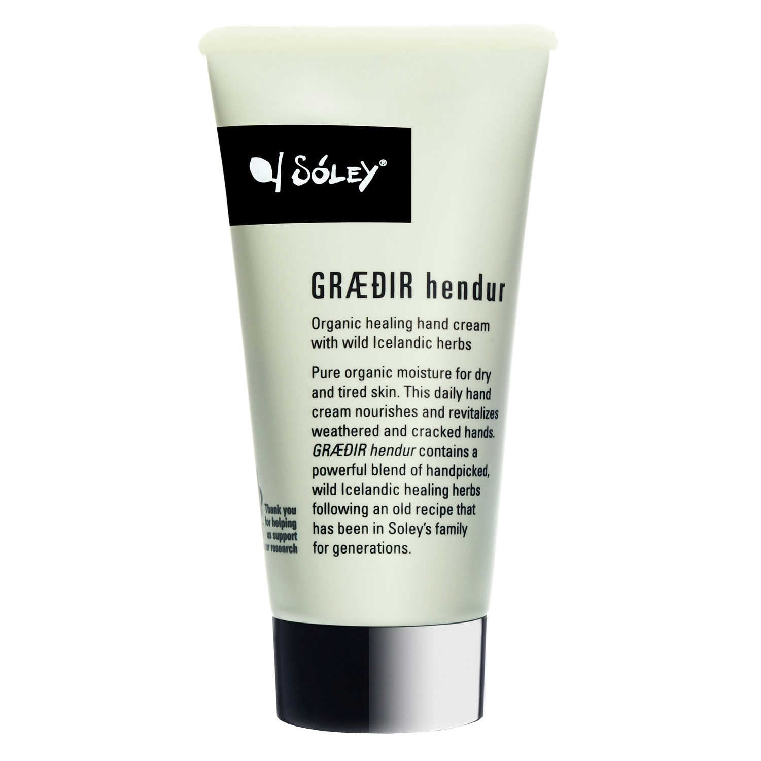 Product image from Sóley Healing - GRÆÐIR Healing hand cream