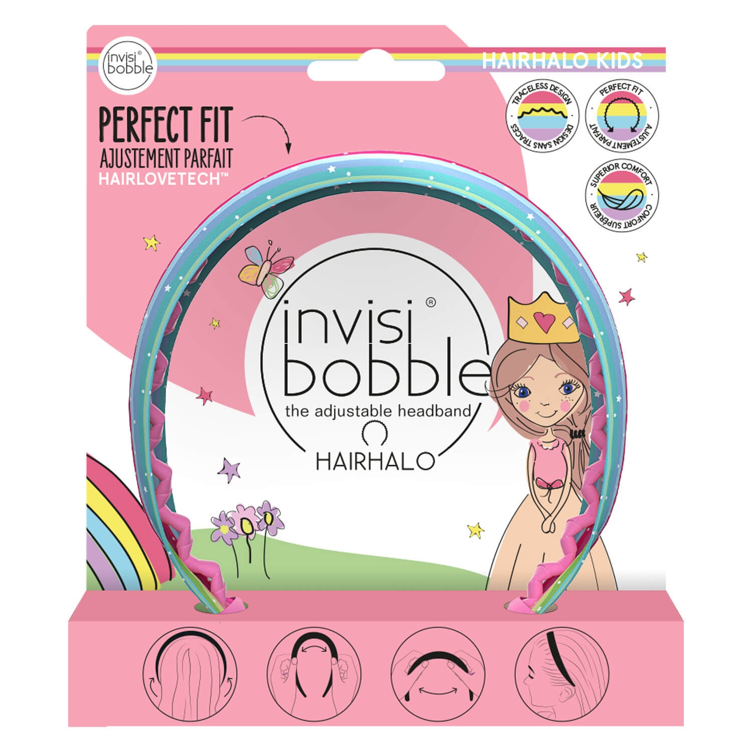 Product image from invisibobble KIDS - HAIRHALO Rainbow Crown