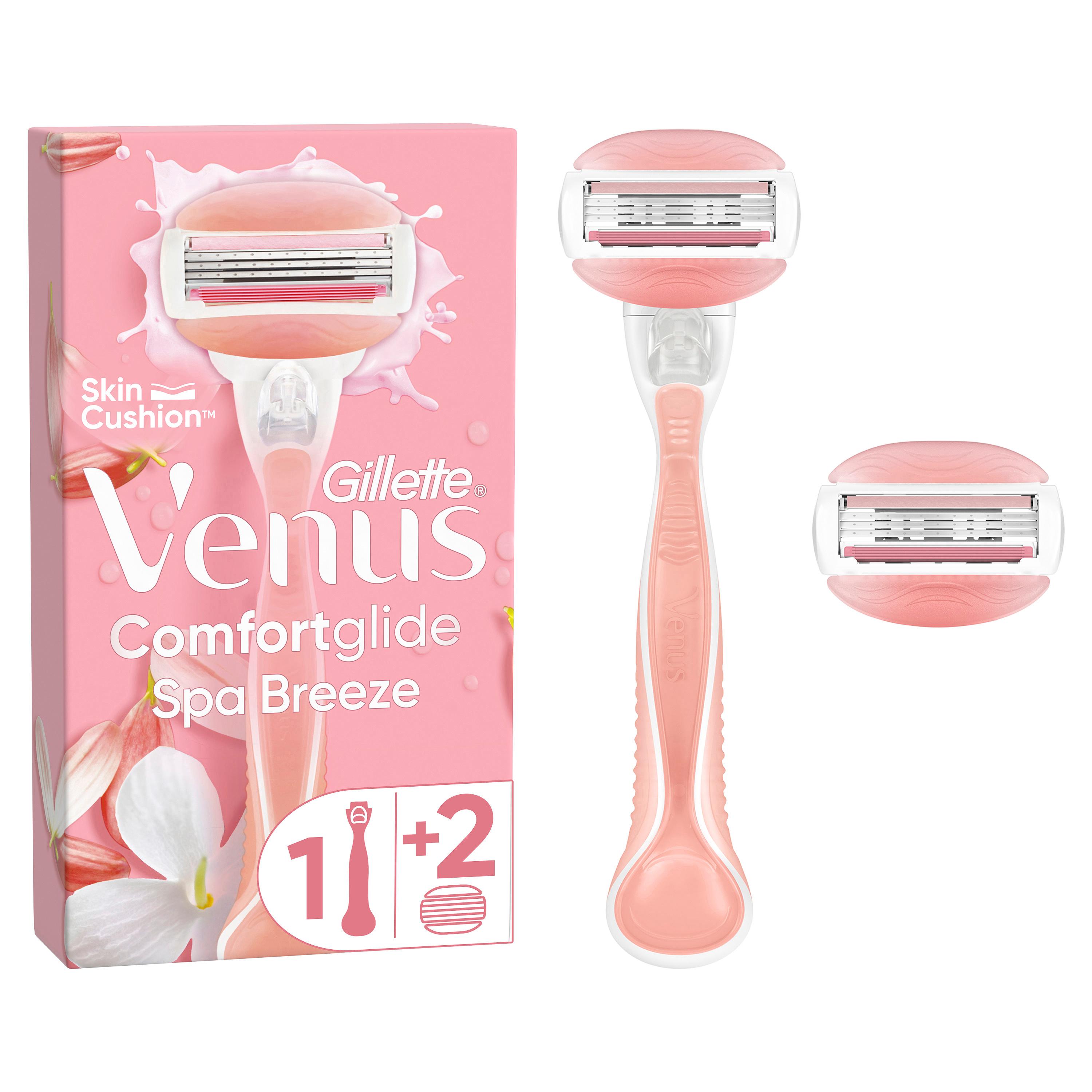 Gillette - Venus Comfortglide Spa Breeze Rasierapparat mit 2 Klingen