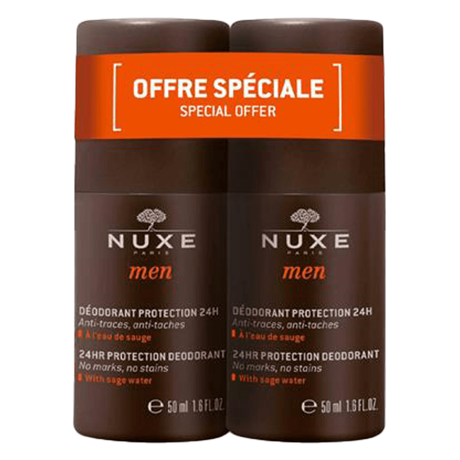 Product image from Nuxe Men - Déodorant Protection 24h Duo