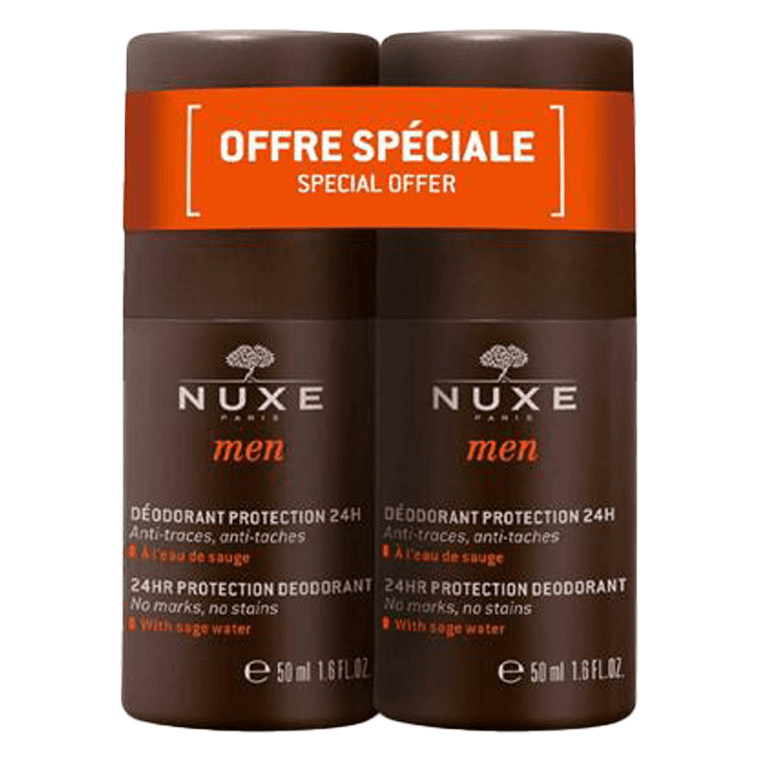 Nuxe Men - Déodorant Protection 24h Duo