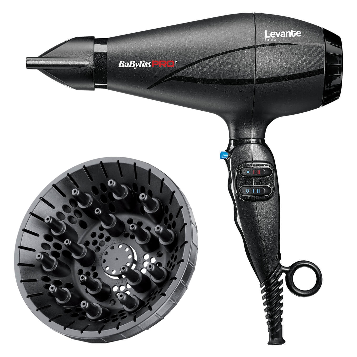 Product image from BaByliss Pro - Levante Professional Hair Dryer BAB6950IE + Diffuser BABD11E
