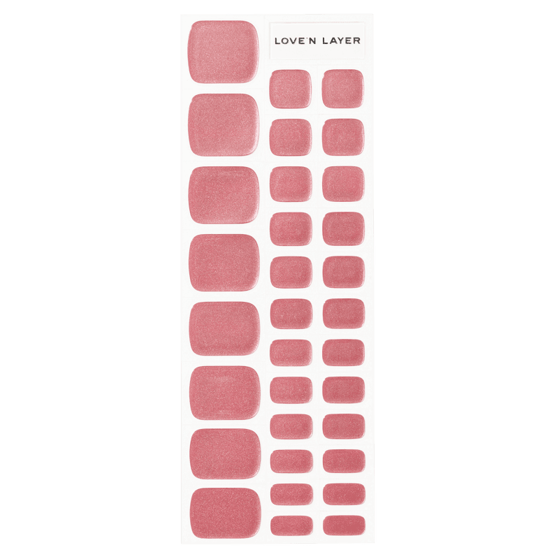 LoveNLayer - Metallic Toe Summer Pink