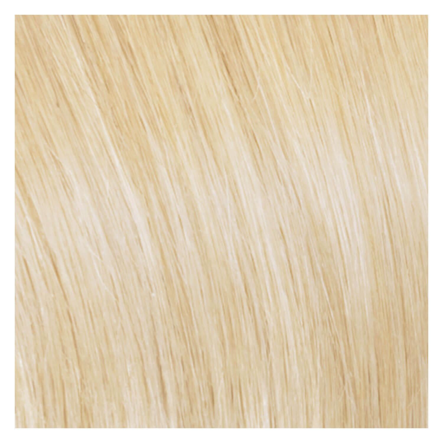 SHE Bonding-System Hair Extensions Wavy - 1001 Blond Platine très Brillante 55/60cm