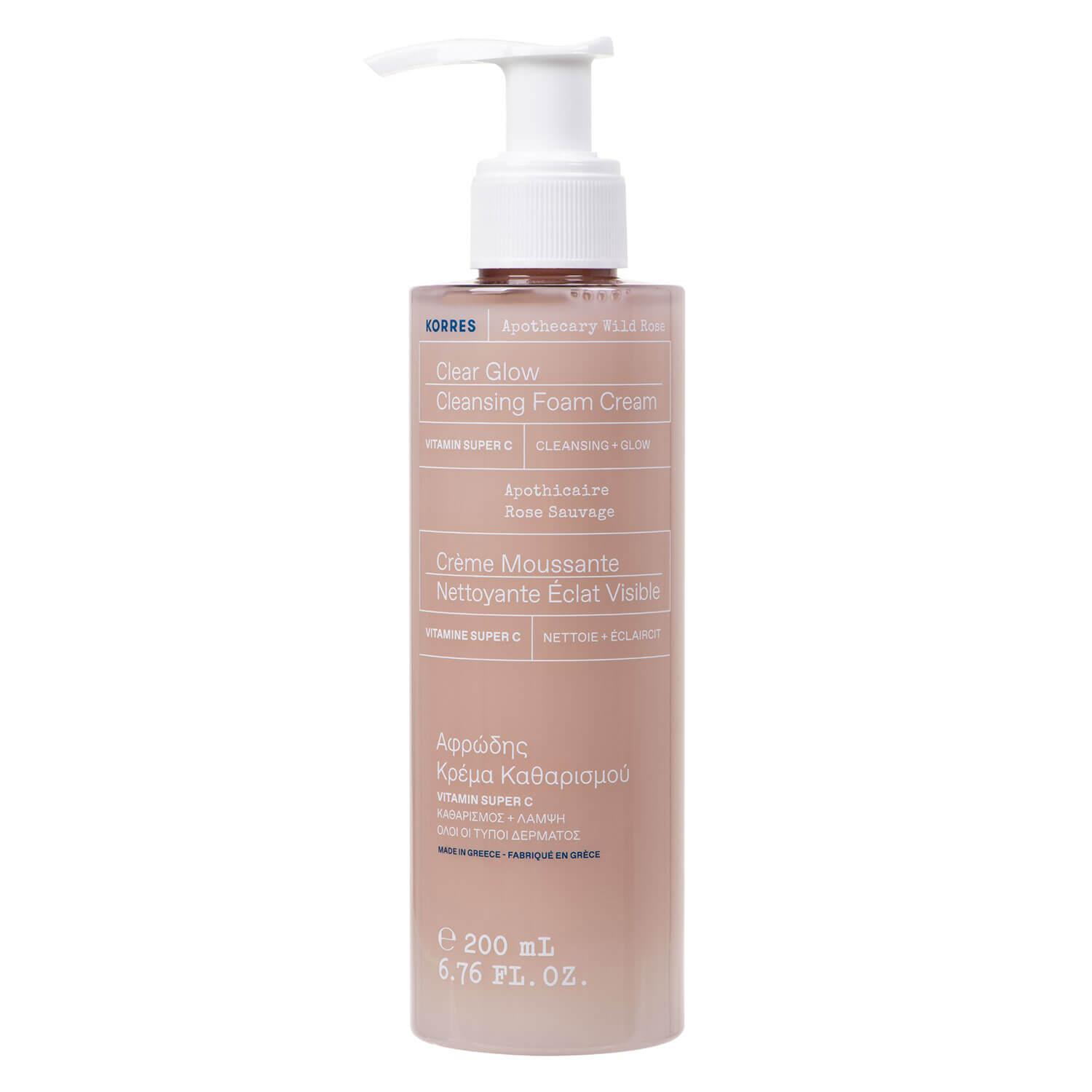 Korres Care - Apothecary Wild Rose Cleansing Foam Cream