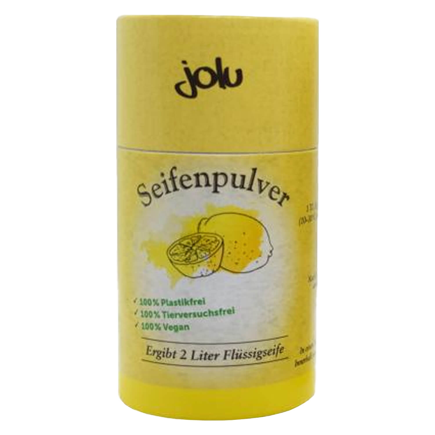 Produktbild von jolu - Veganes Seifenpulver Zitrone