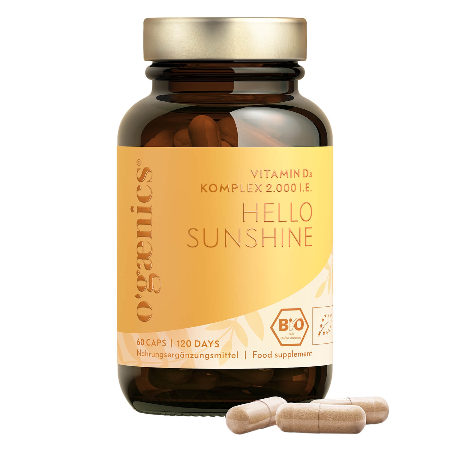 Produktbild von Ogaenics - Hello Sunshine Vitamin D₃ Complex