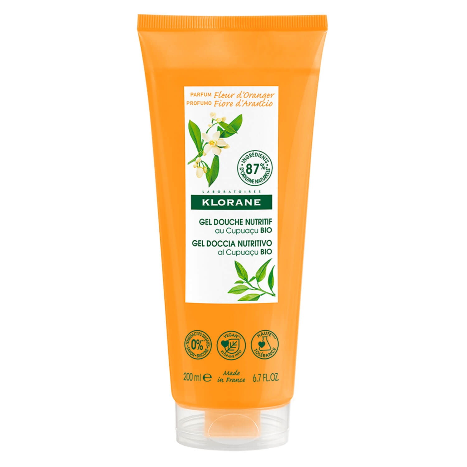 Produktbild von KLORANE Skincare - Duschgel Orangenblüte