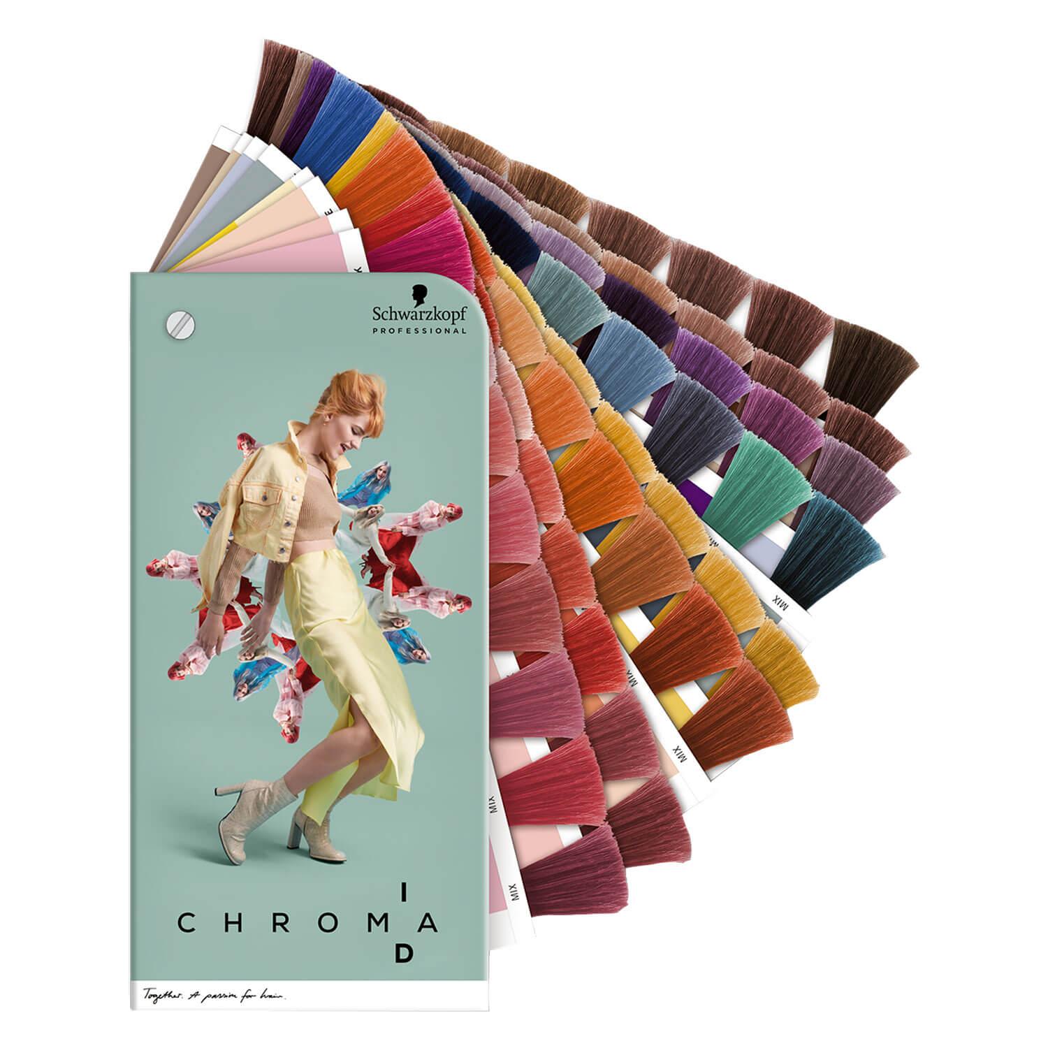 Salon Tools - carte couleurs Chroma ID version collection