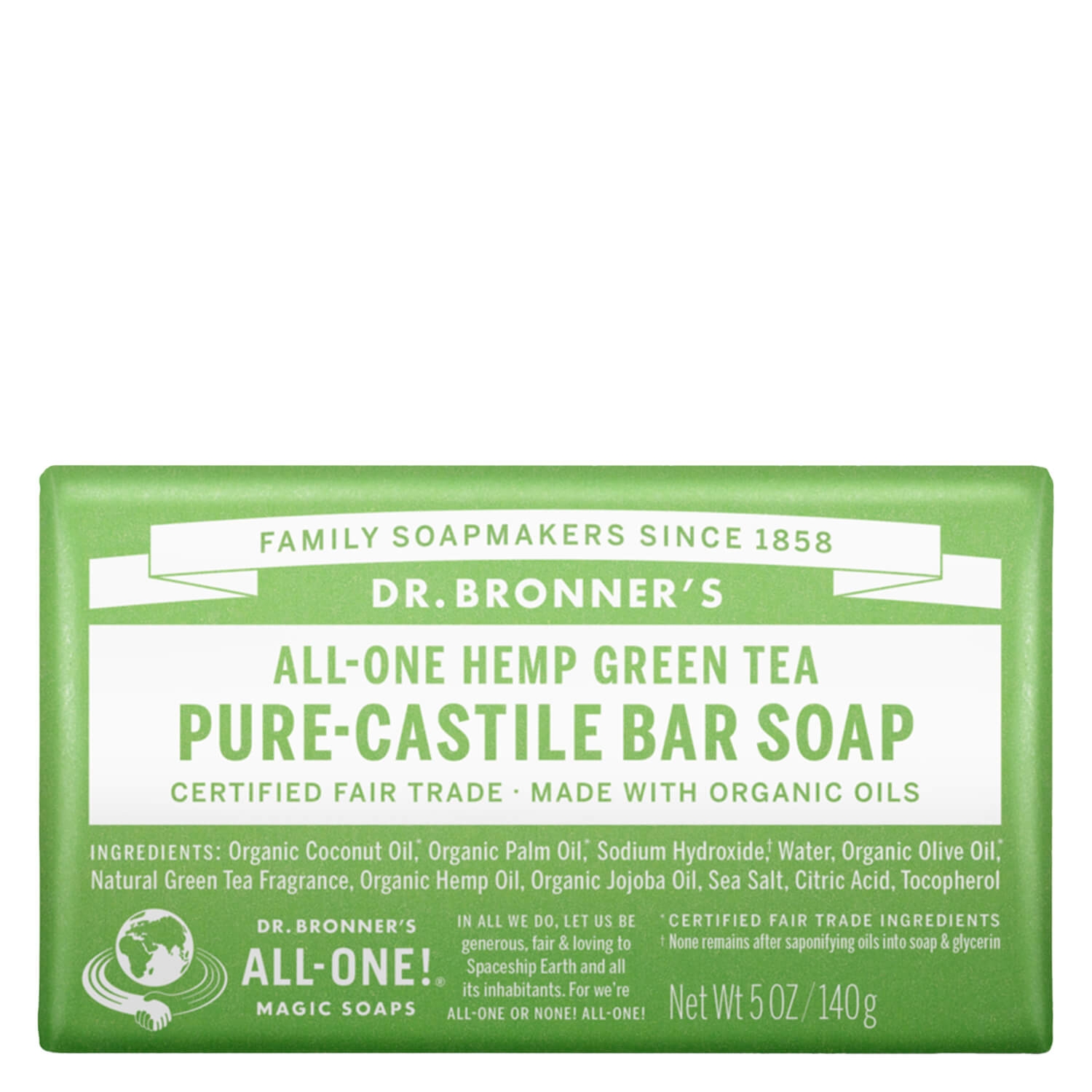 Product image from DR. BRONNER'S - Naturseife Green Tea