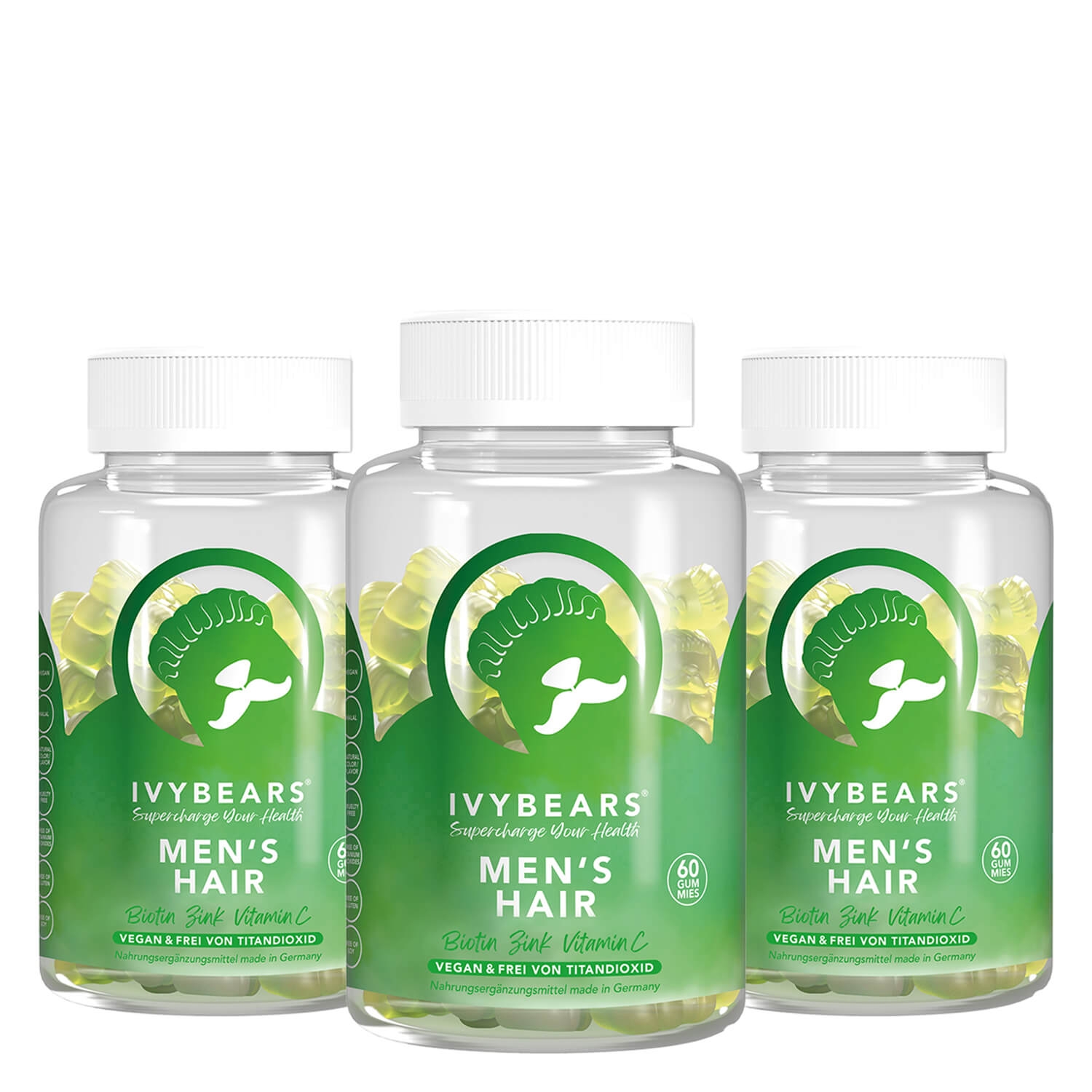 Image du produit de Ivybears - Men's Hair Vitamins 3 Monate