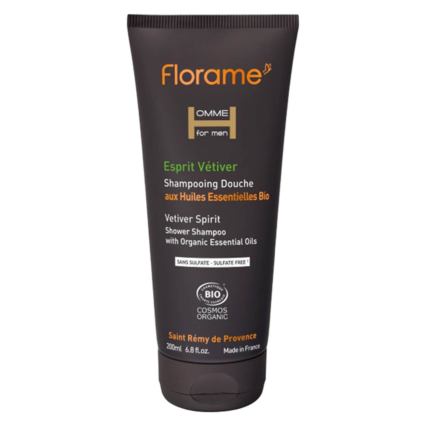 Produktbild von Florame Homme - Vetiver Spirit Shower Shampoo