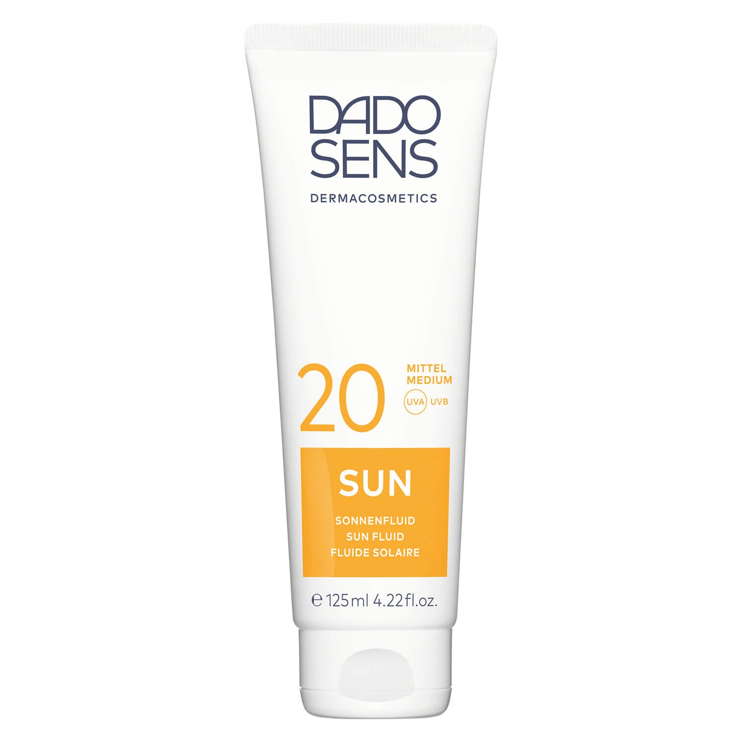 Product image from DADO SENS SUN - Sonnenfluid SPF 20