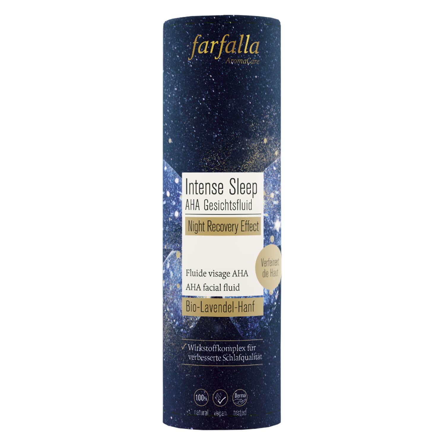 Farfalla Care - Intense Sleep AHA Facial Fluid Night Recovery Effect