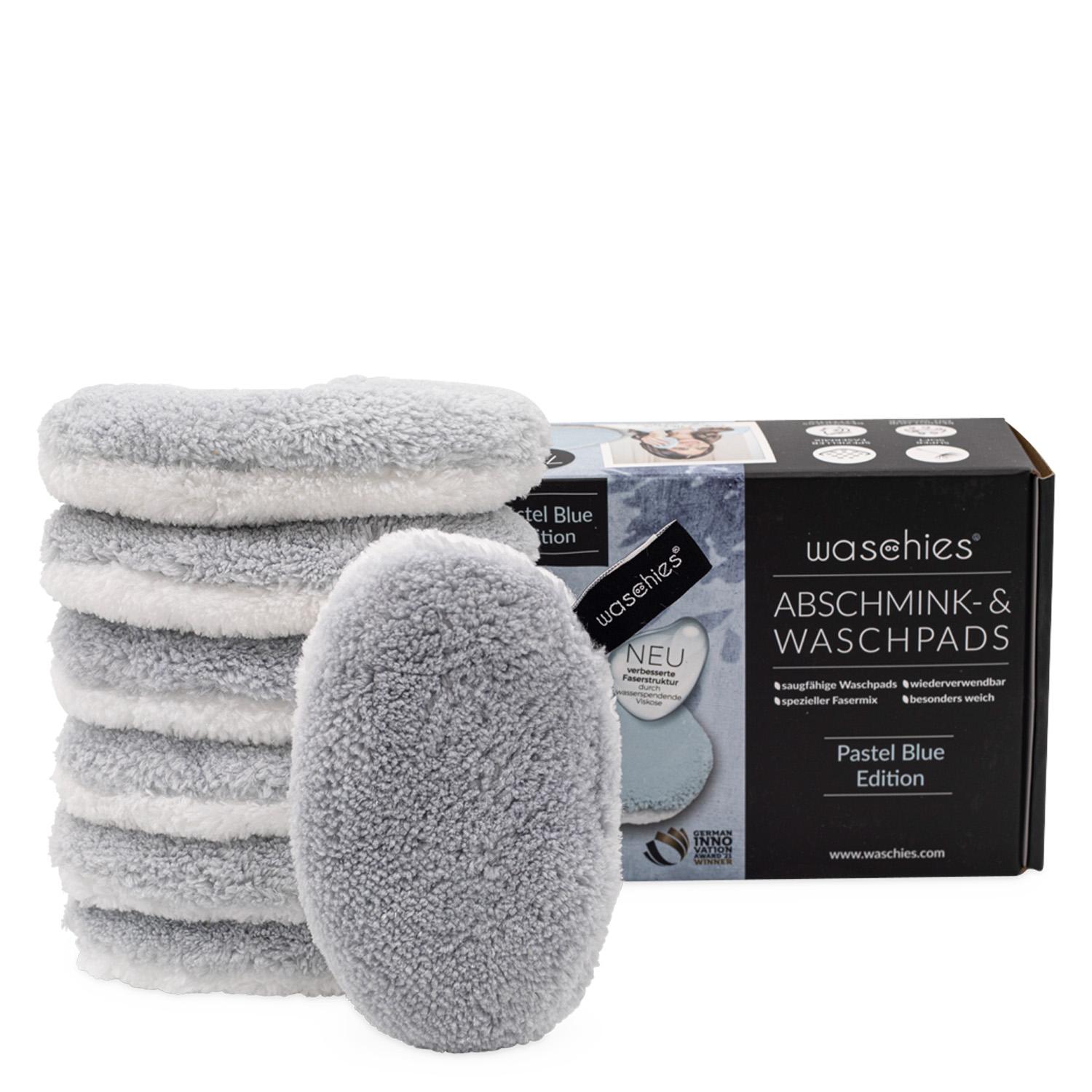 Waschies Faceline - Abschminkpads & Waschpads Pastel Blue-Edition