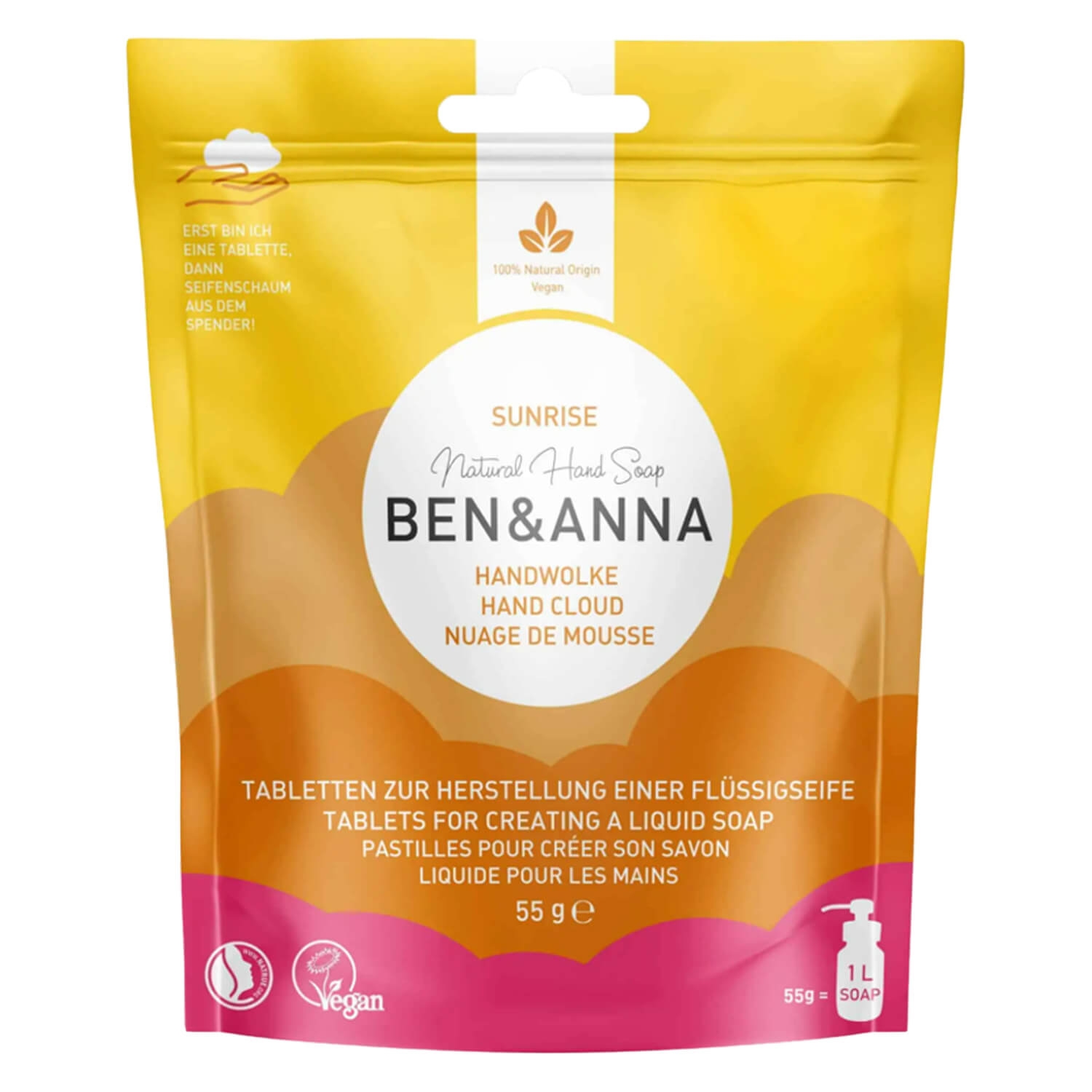 Product image from BEN&ANNA - Handwolke Sunrise