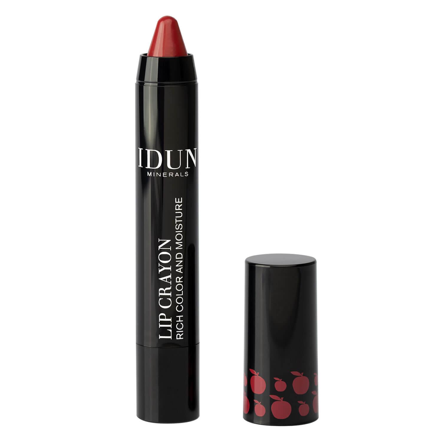 IDUN Lips - Lip Crayon Monica Plum Red