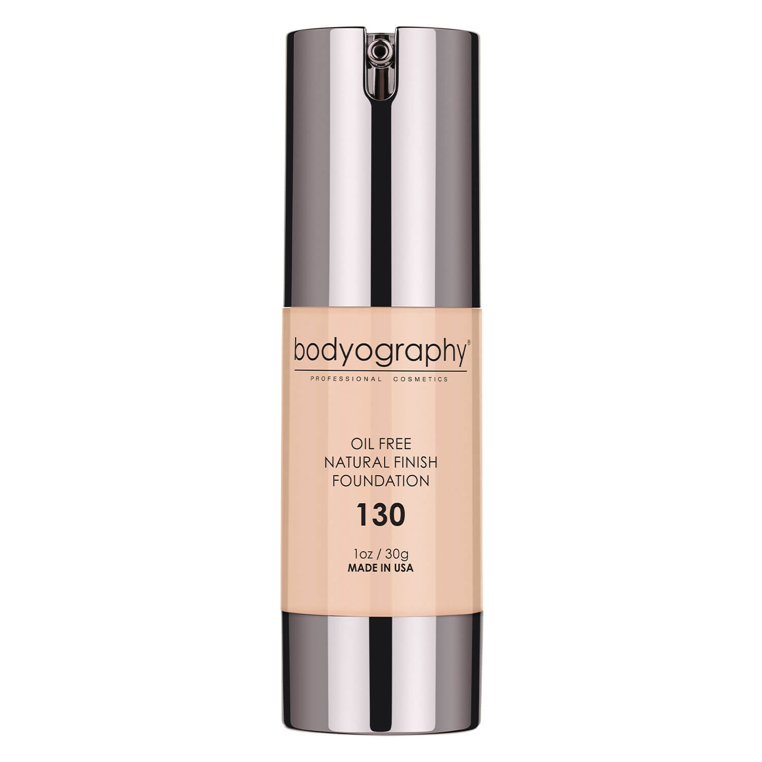 Product image from bodyography Teint - Oil Free Natural Finish Foundation Light/Med 130