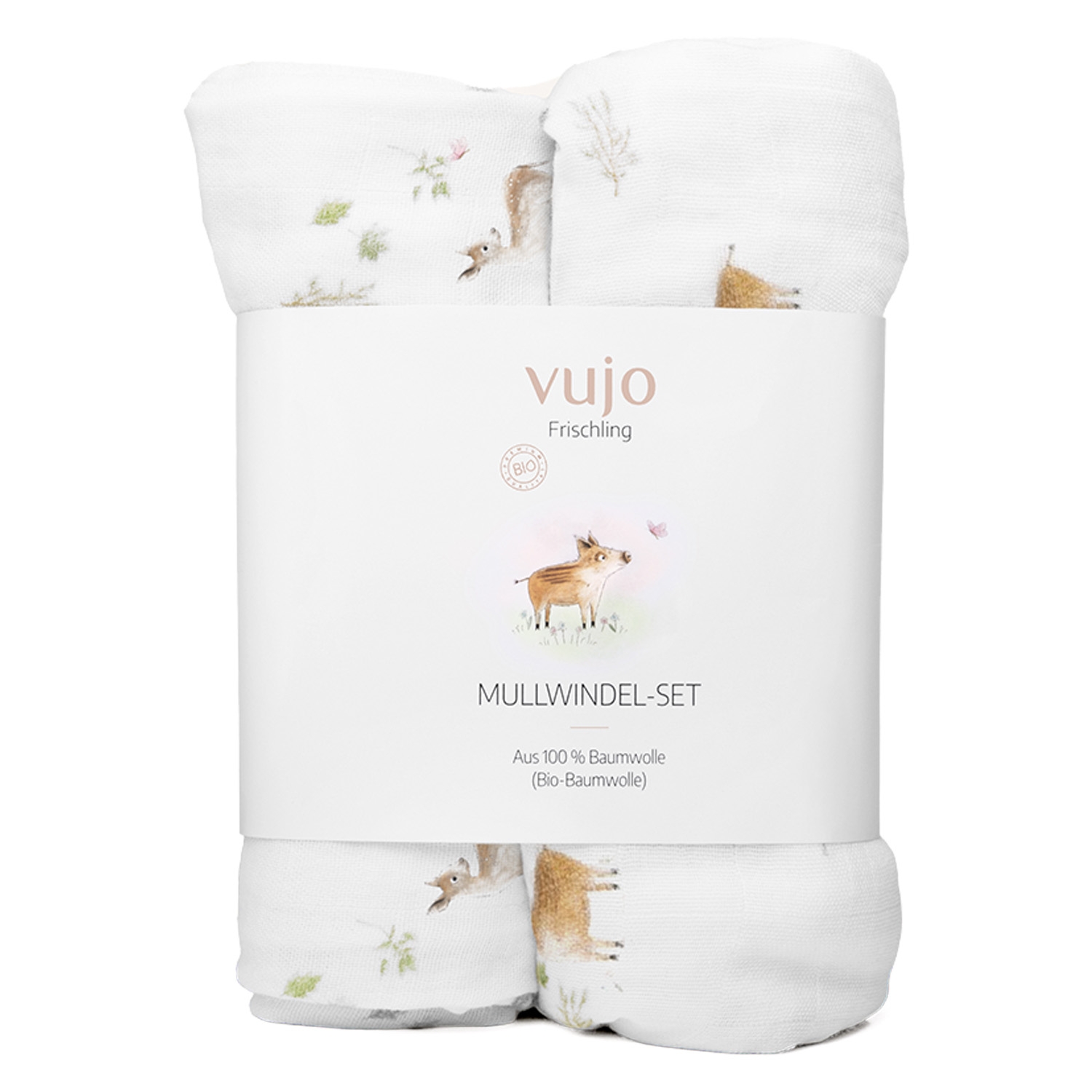 Product image from vujo Frischling - Baby Mullwindel-Set