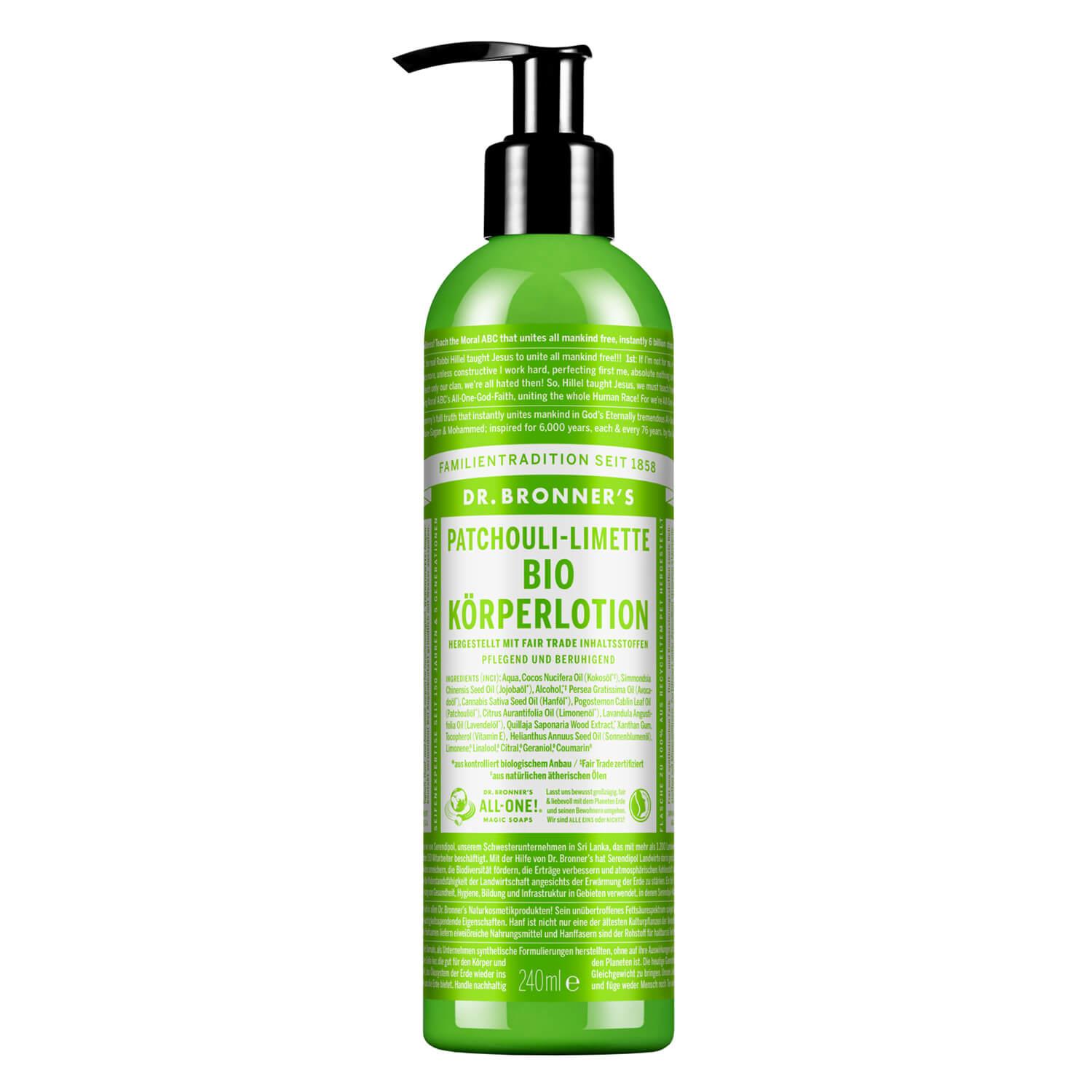 DR. BRONNER'S - Body Lotion Patchouli Lime