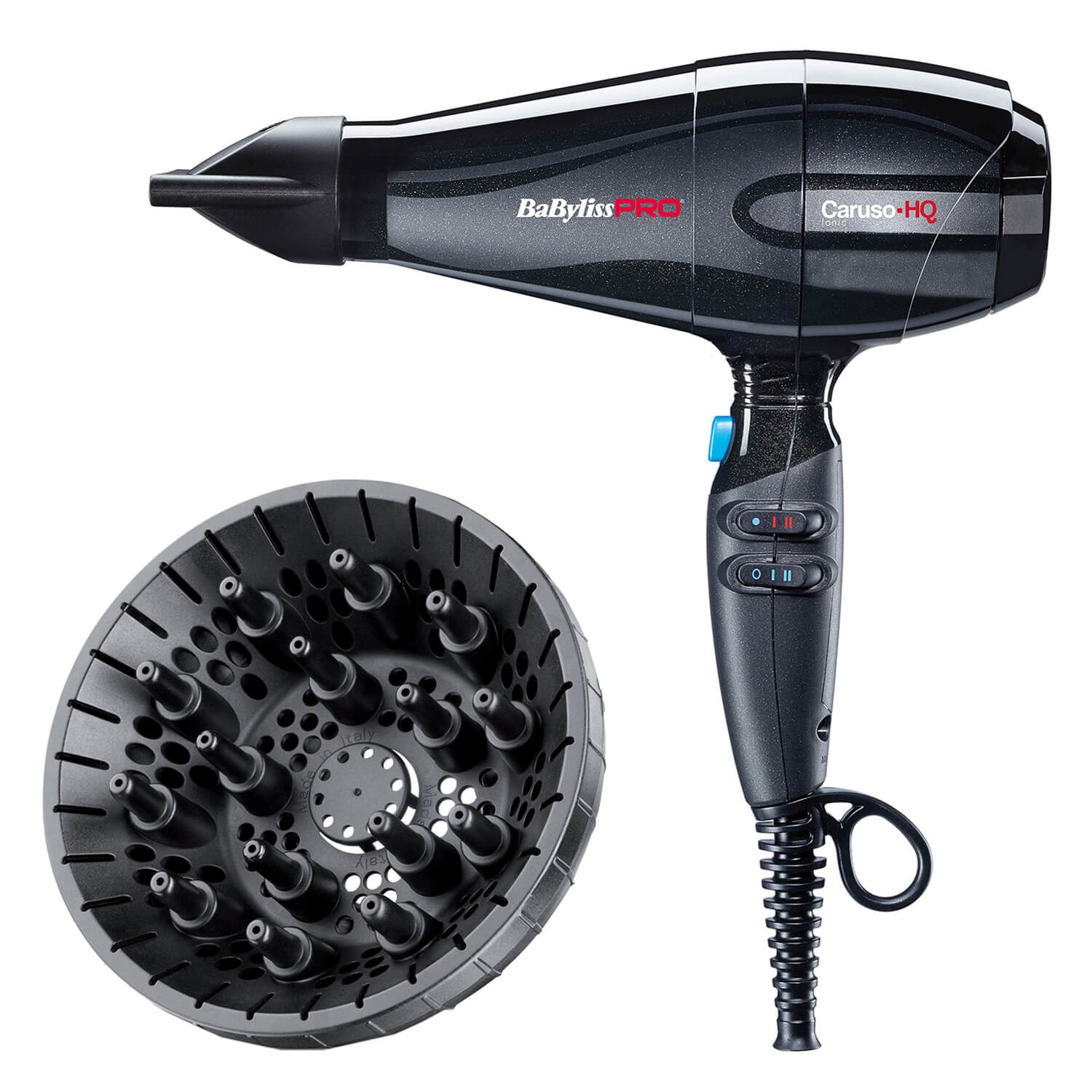 Product image from BaByliss Pro - Caruso-HQ 2400W Ionic BAB6970IE + Diffuser BABD11E