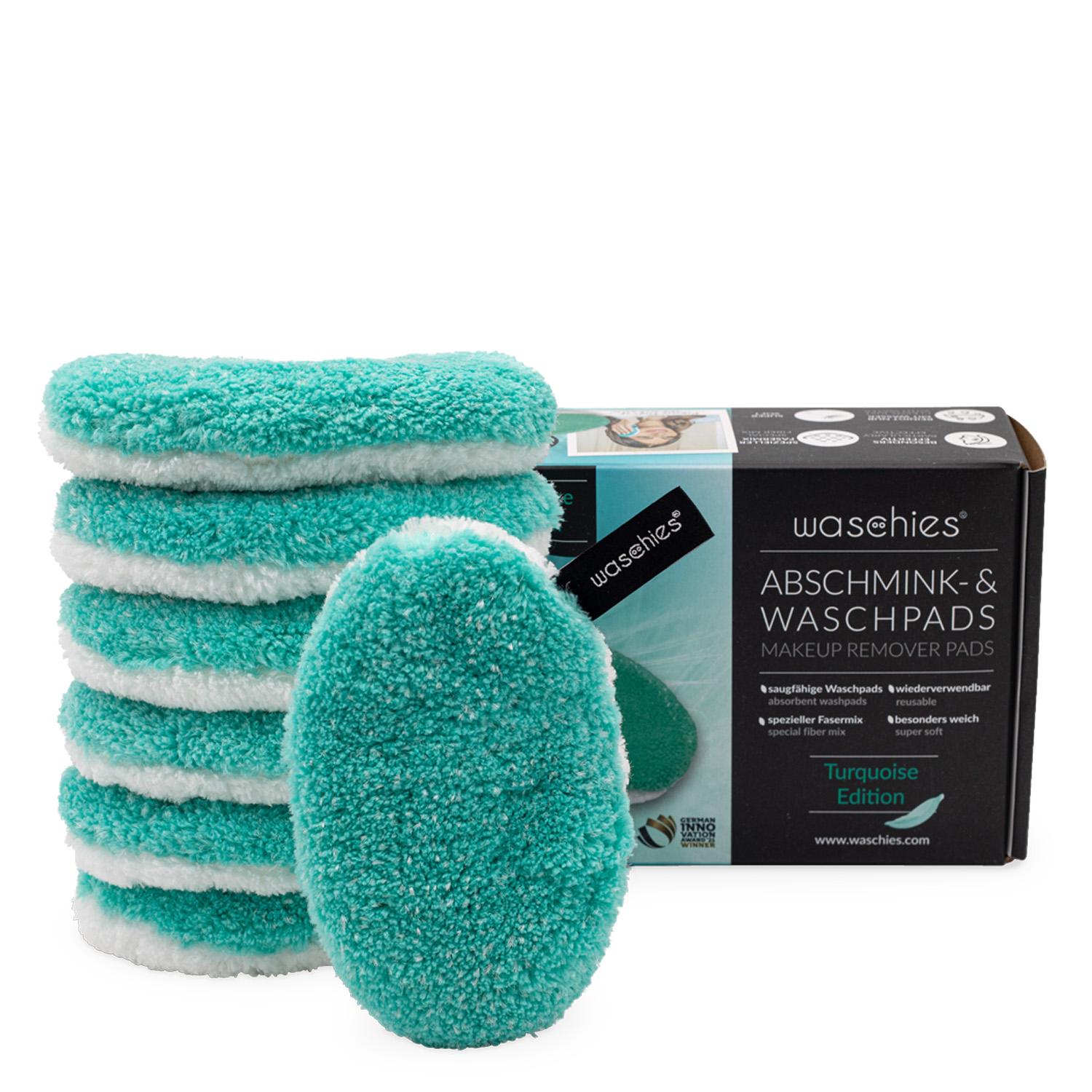 Waschies Faceline - Tampon démaquillant et tampon de lavage Édition-Turquoise