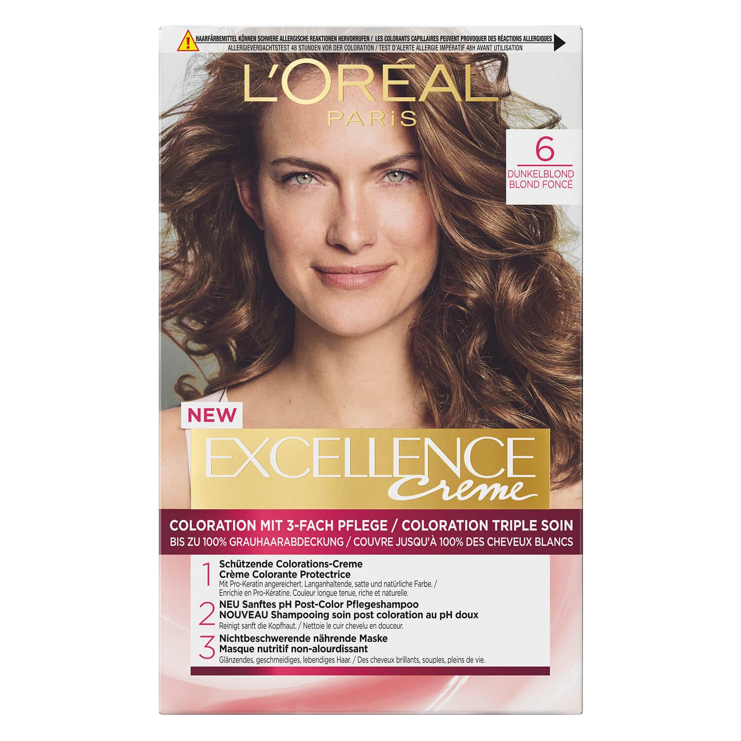 LOréal Excellence Color - Cream 6 Dark Blonde
