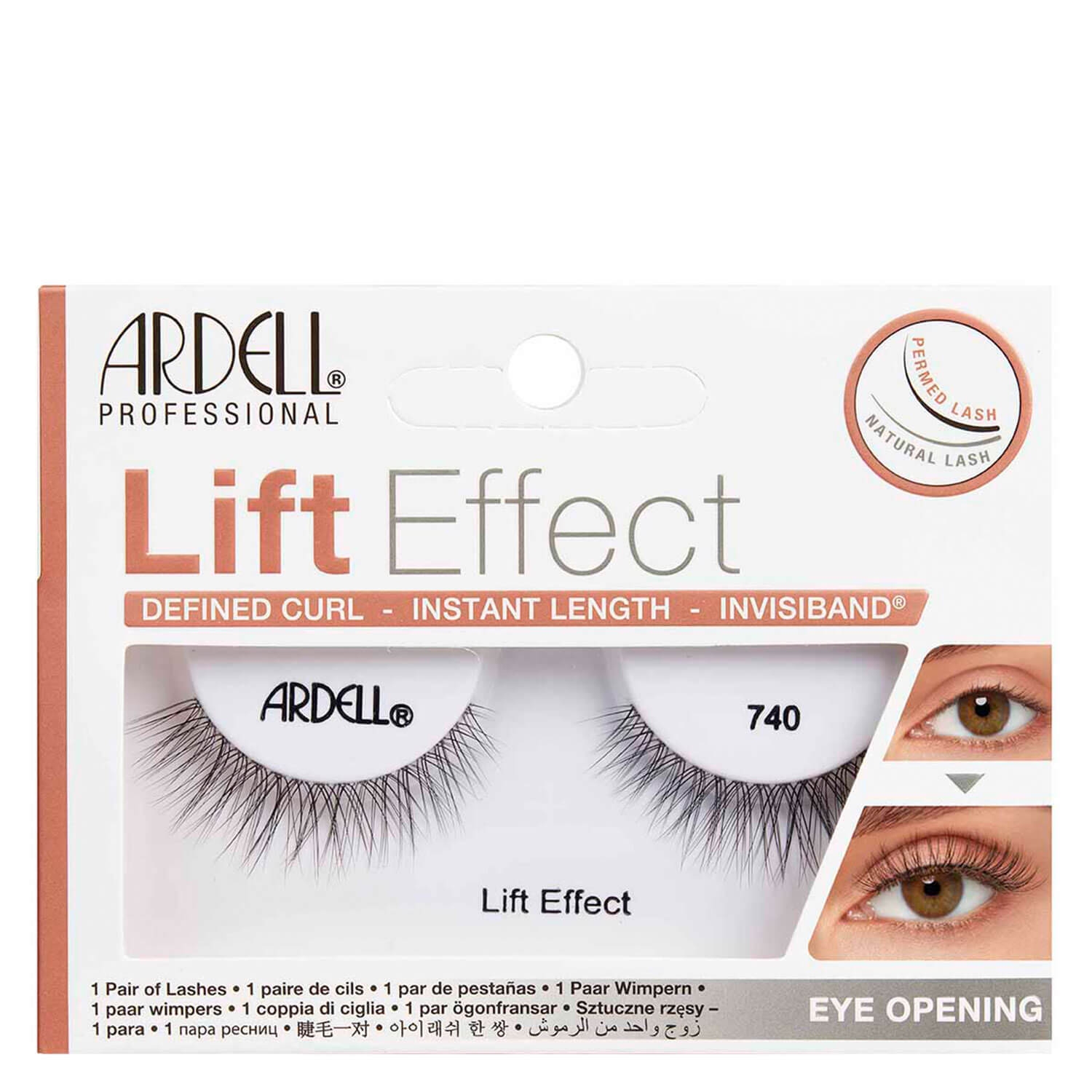 Product image from Ardell False Lashes - Lift Effect 740