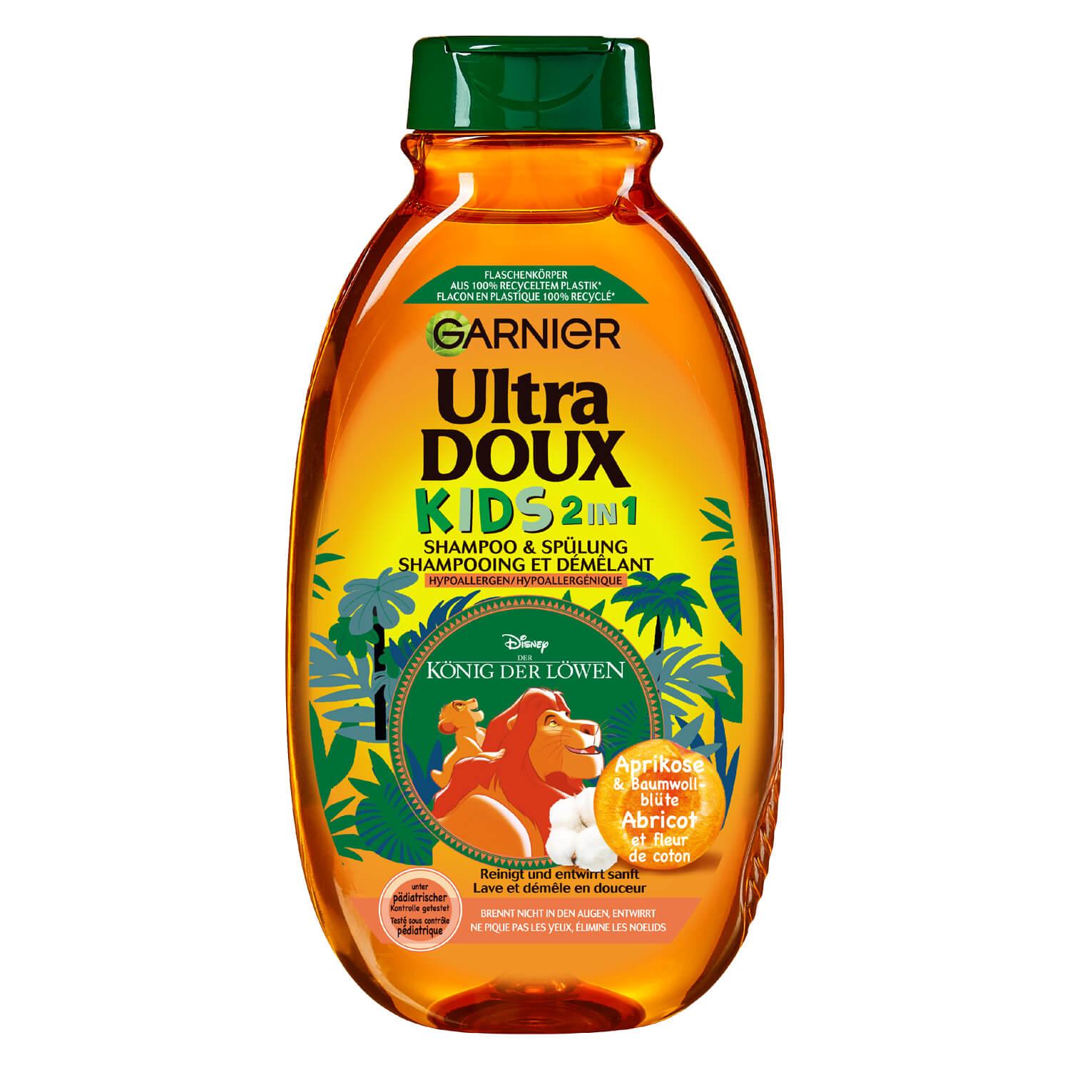 Ultra Doux Haircare - Kids 2in1 Apricot & Cotton Flower Shampoo