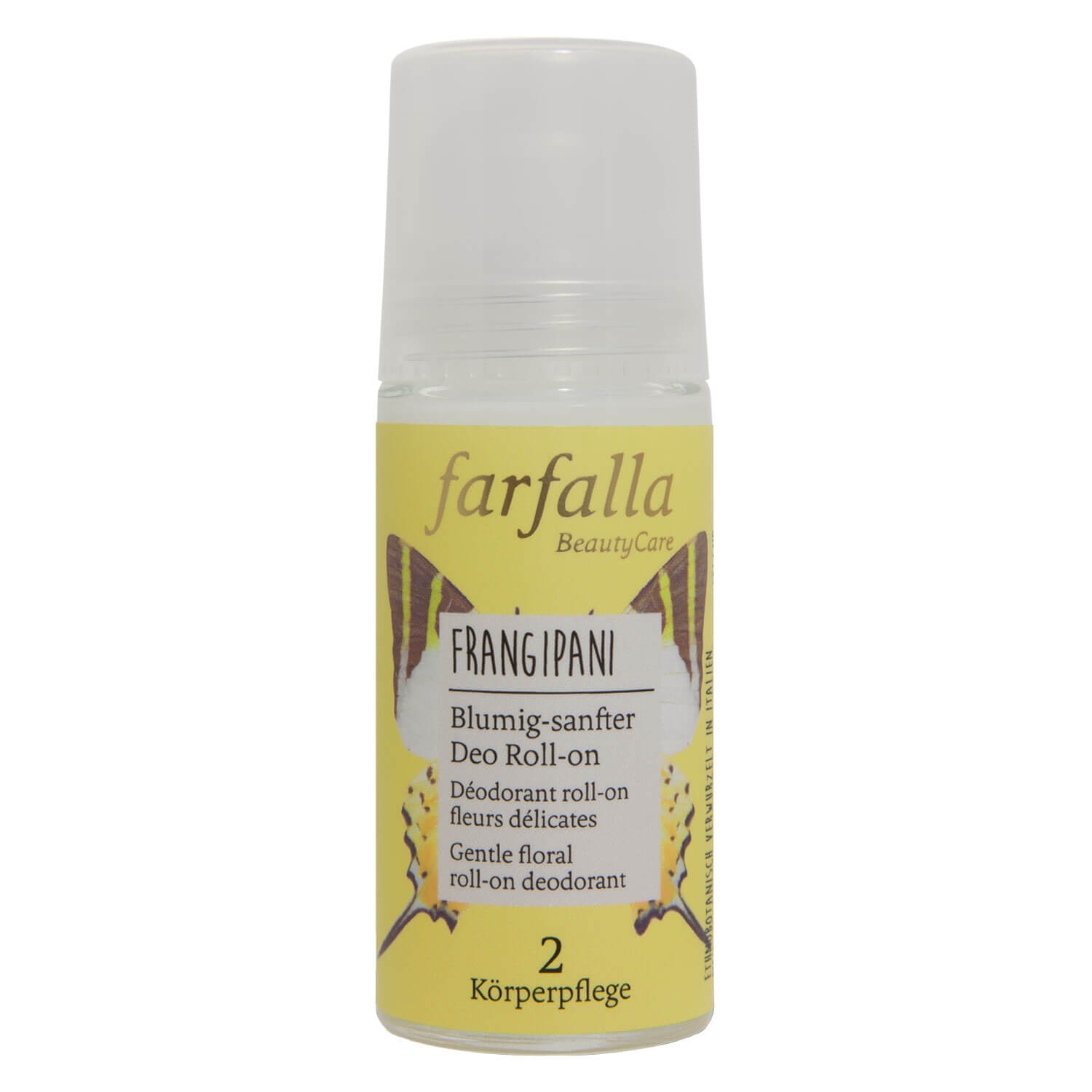 Product image from Farfalla Care - Frangipani, Blumig-sanfter Deo Roll-on