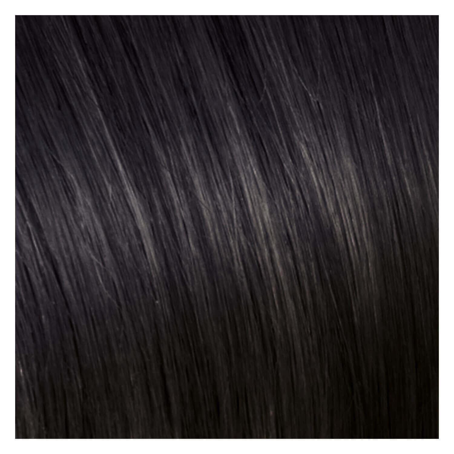 SHE Bonding-System Hair Extensions Wavy - 1B Schwarz 55/60cm
