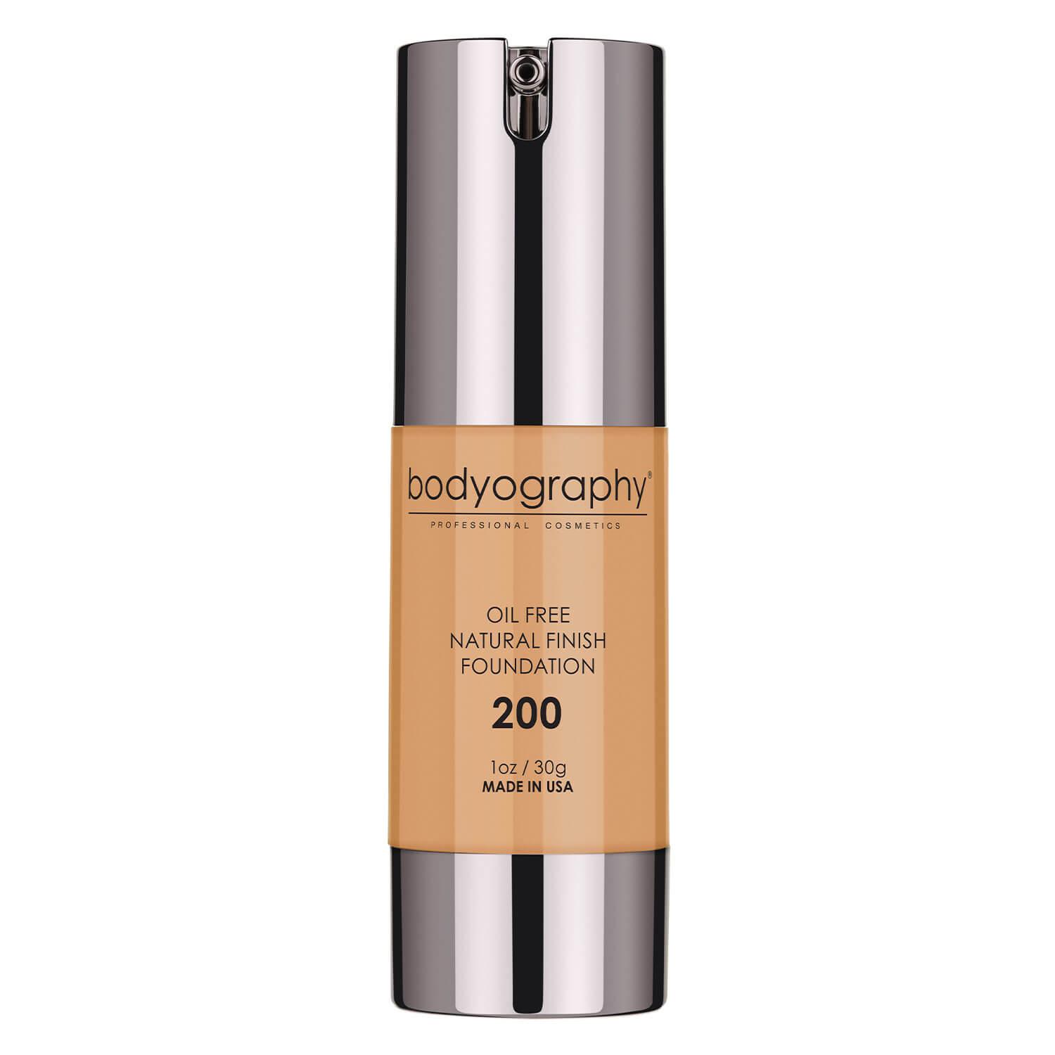 bodyography Teint - Oil Free Natural Finish Foundation Med/Dark 200