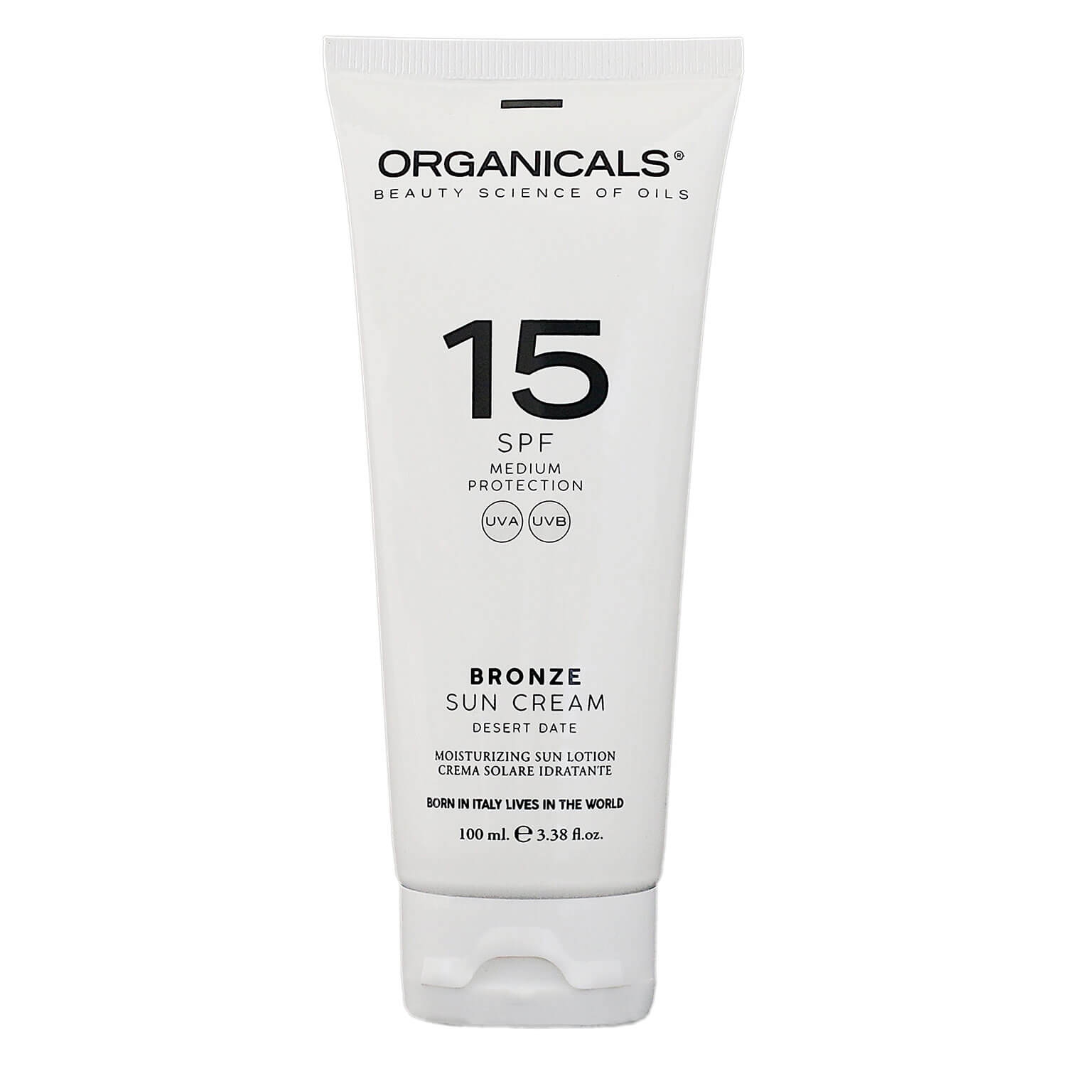 Product image from ORGANICALS - Medium Protection Bronze Sun Cream SPF 15