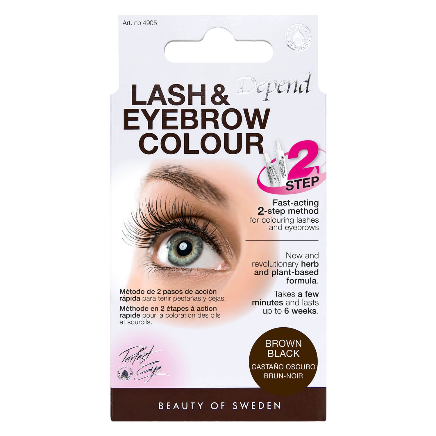Product image from Perfect Eye - Lash and Eyebrow Color Brown Black
