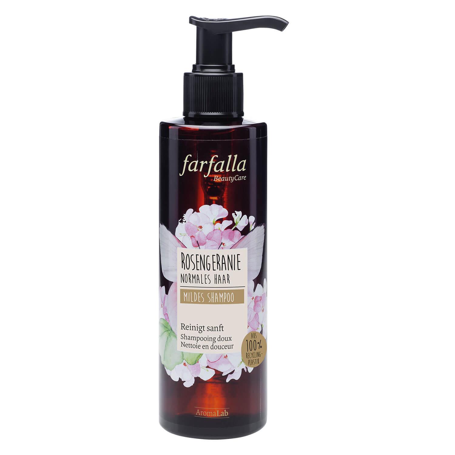 Farfalla Hair Care - Rosengeranie Mildes Shampoo