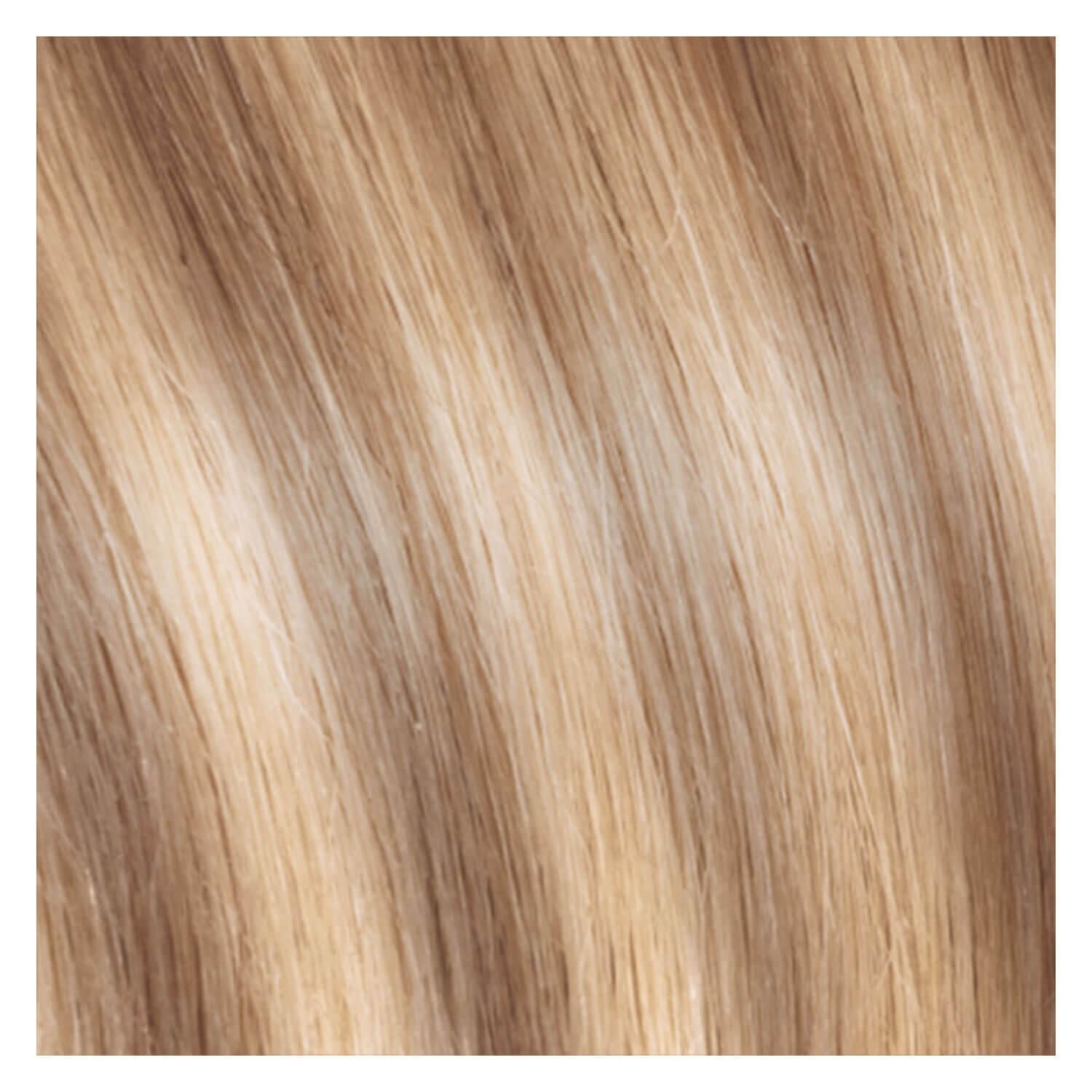 SHE Bonding-System Hair Extensions Straight - M20/27 Platinblond/Mittleres Goldblond 55/60cm