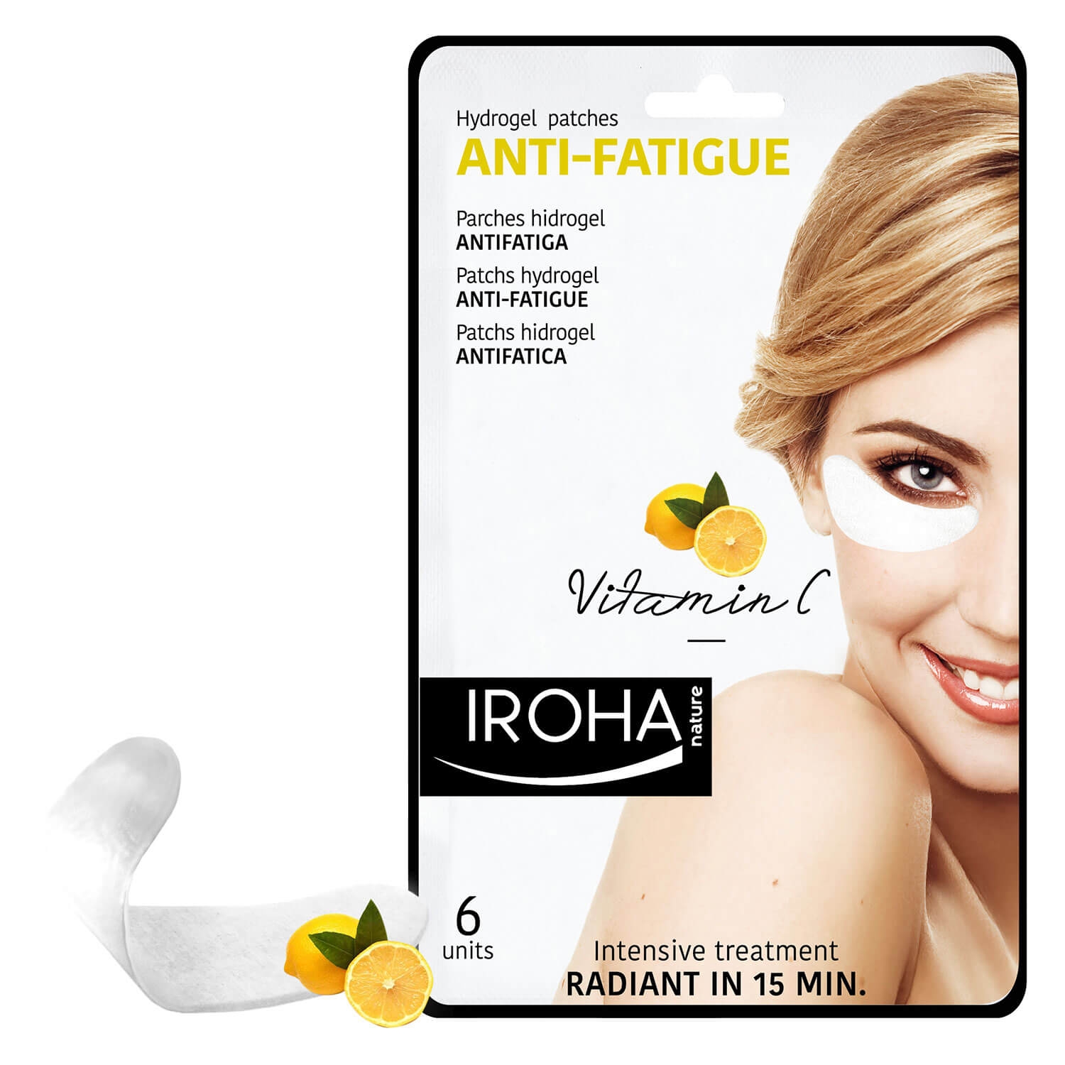 Produktbild von Iroha Nature - Hydrogel Patches Anti-Fatigue Vitamin C