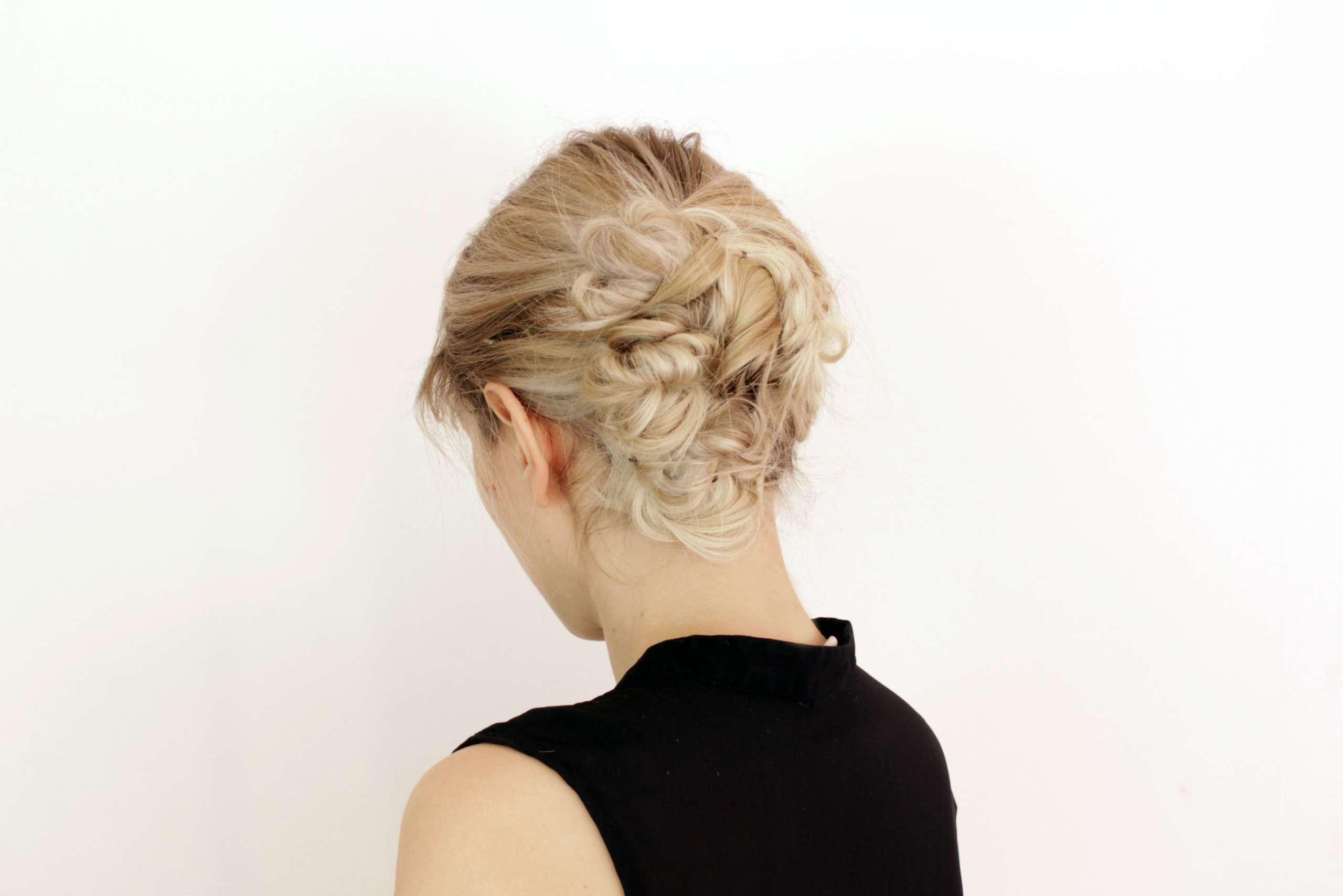 Woman with elegant updo