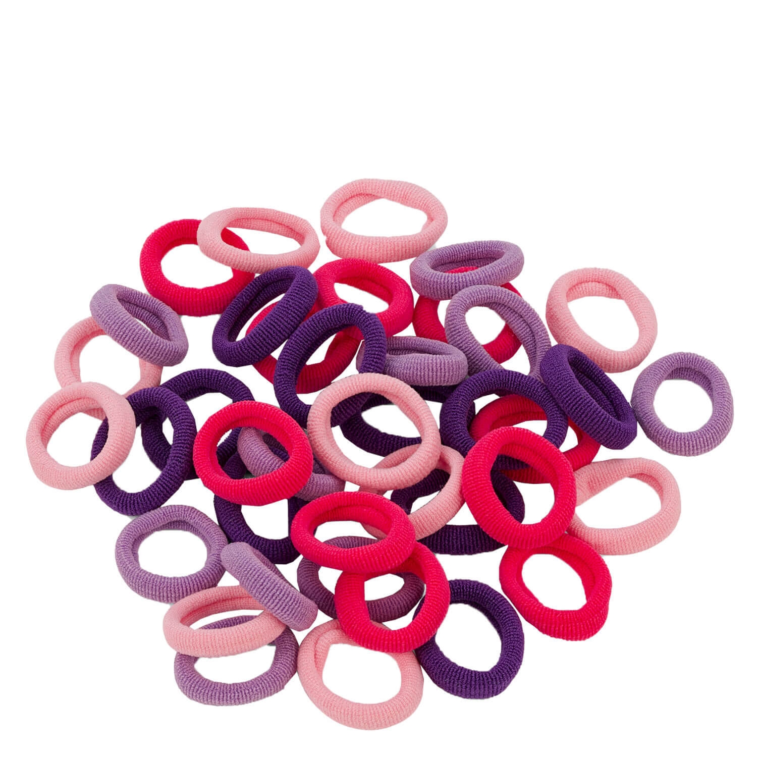 Image du produit de Elastisches Haargummi für Babys, rosa, pink, lila & rot